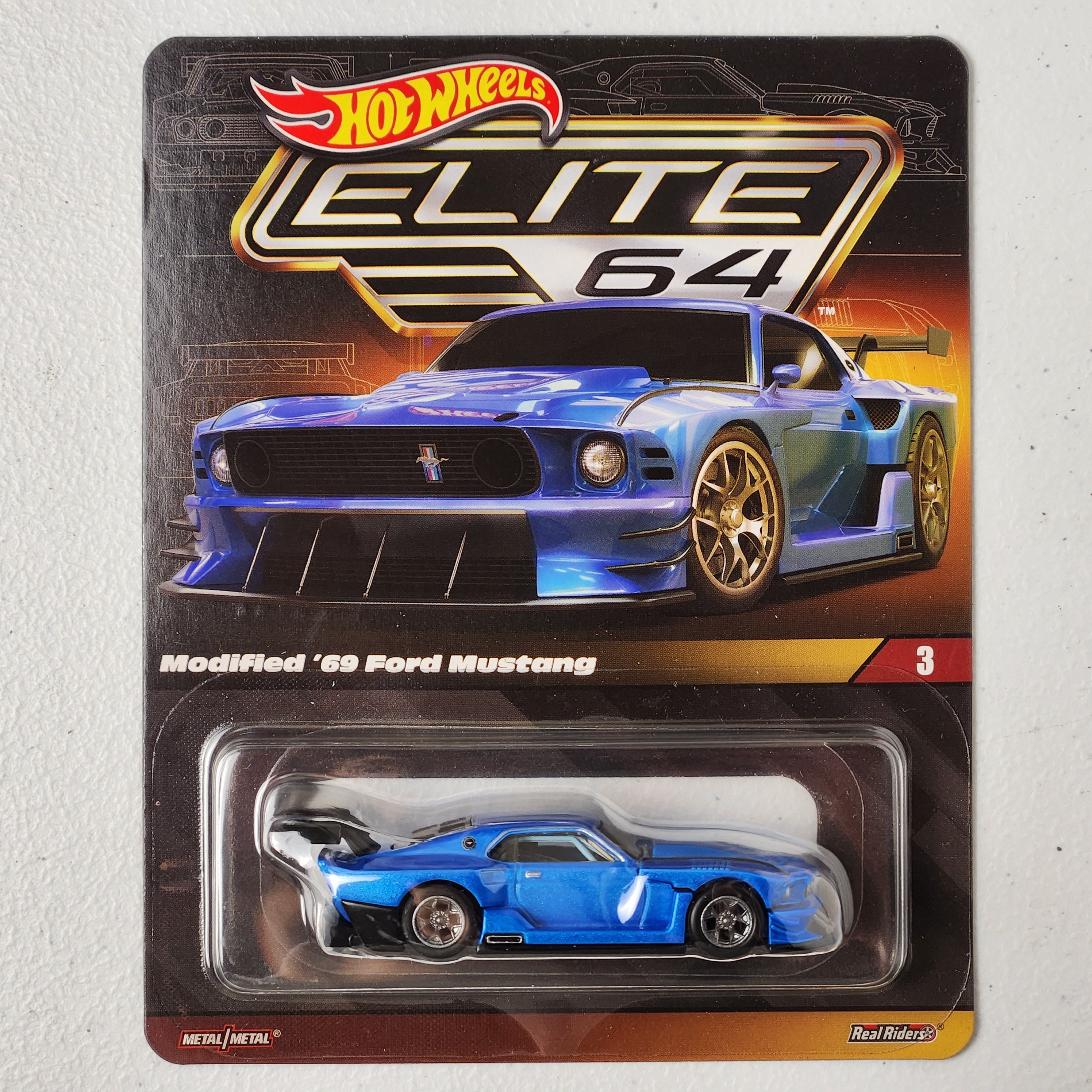 Modified '69 Ford Mustang #3 American Elite 64 Hot Wheels 2023