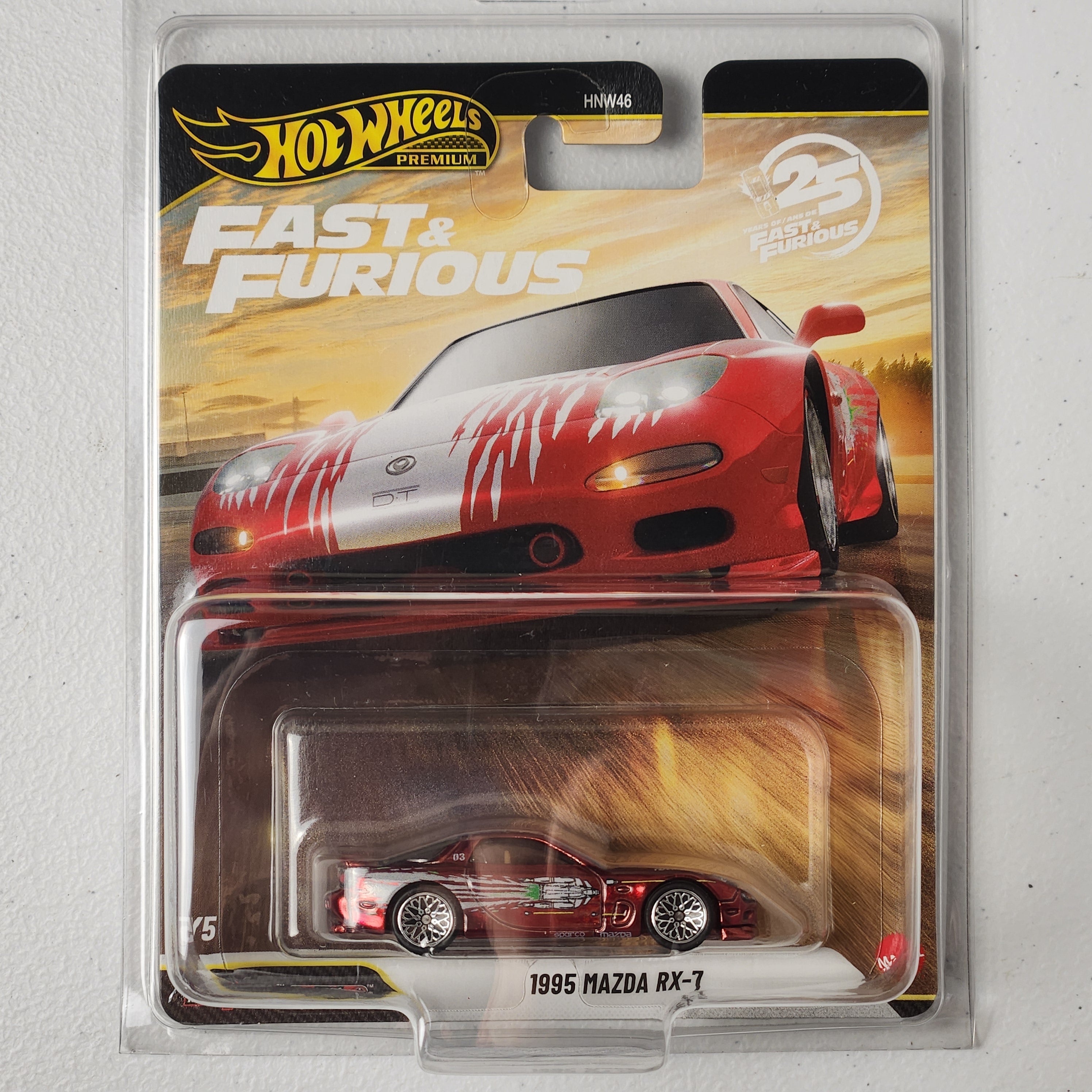 1995 Mazda RX-7 CHASE 1/5 Fast & Furious JDM Premium Hot Wheels 2026