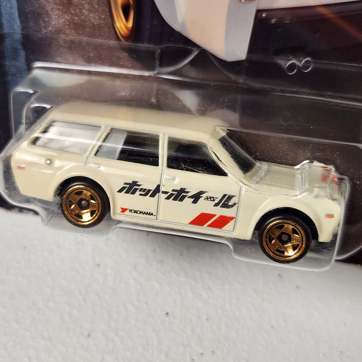 Datsun Bluebird Wagon (510) METAL BASE JDM Silver Series Hot Wheels