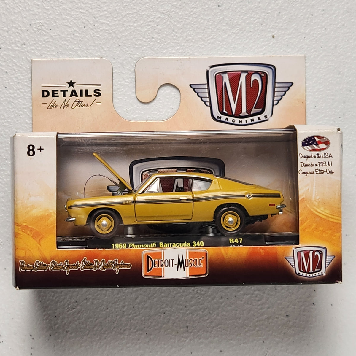 1969 Plymouth Barracuda 340 Detroit Muscle American M2 Machines 2019