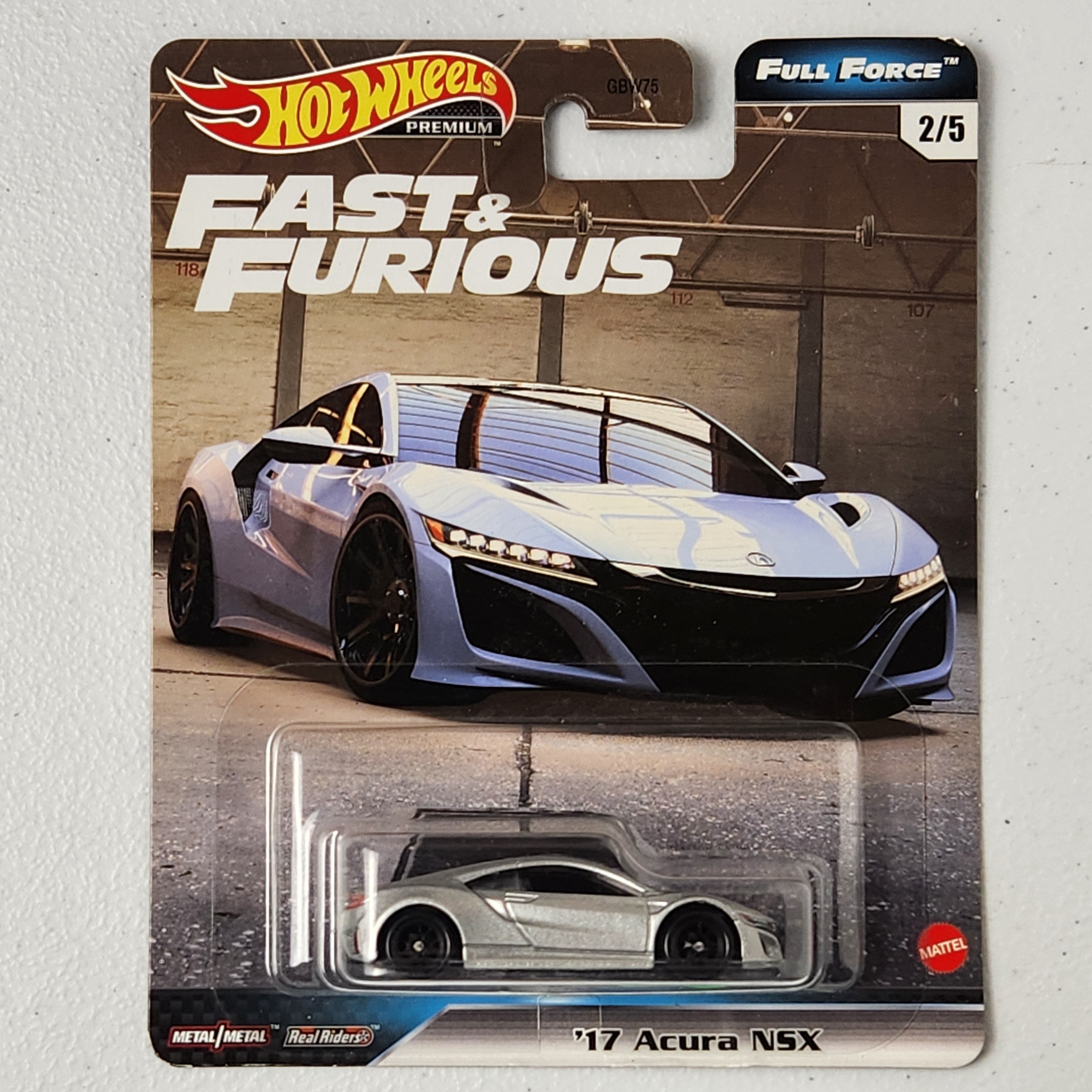 17 Acura NSX 2/5 Fast & Furious JDM Premium Hot Wheels 2020