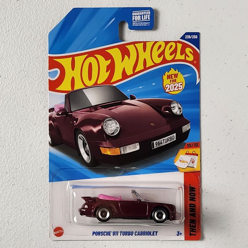 Porsche 911 Turbo Cabriolet European Mainline Hot Wheels