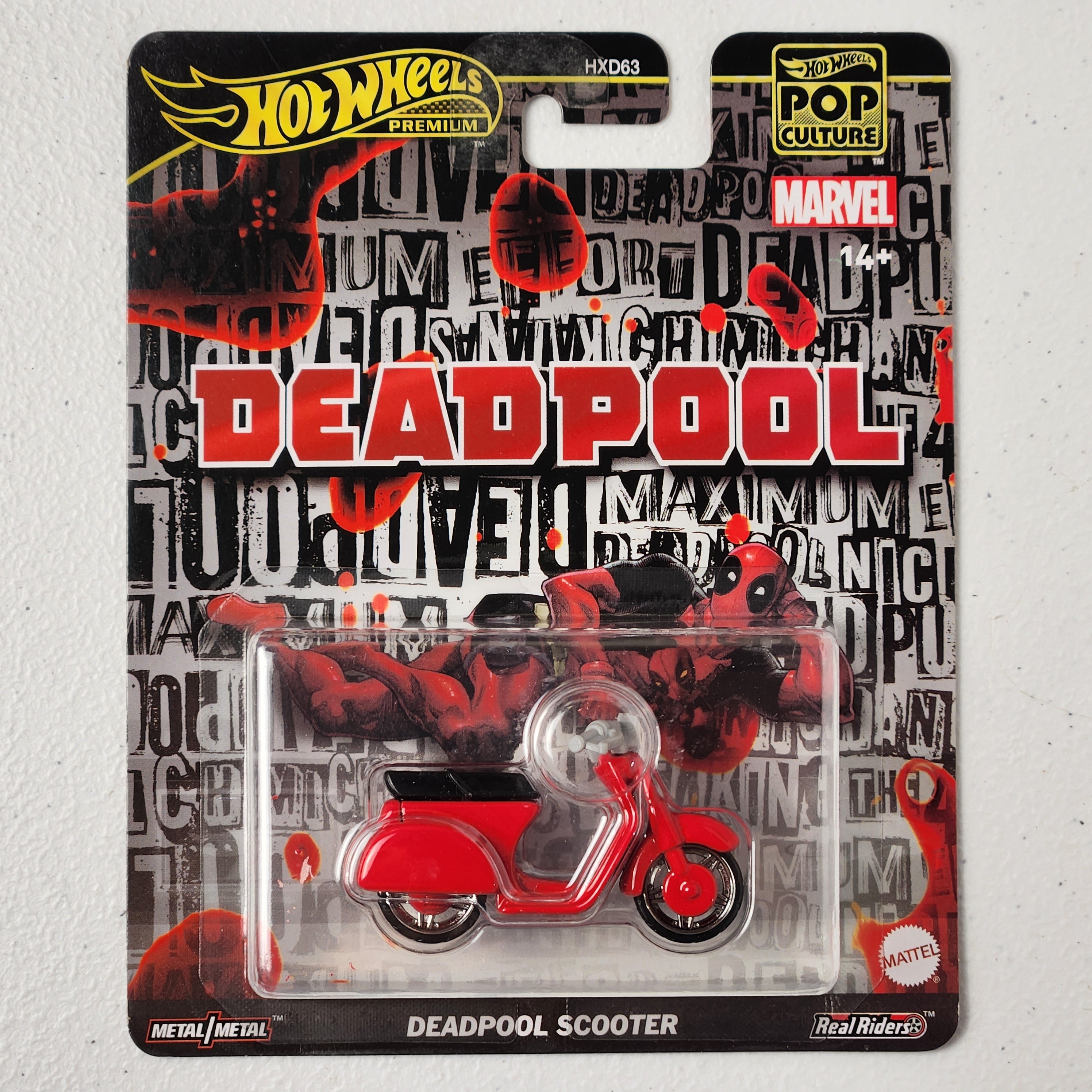 Deadpool Scooter #1 Pop Culture American Premium Hot Wheels 2024