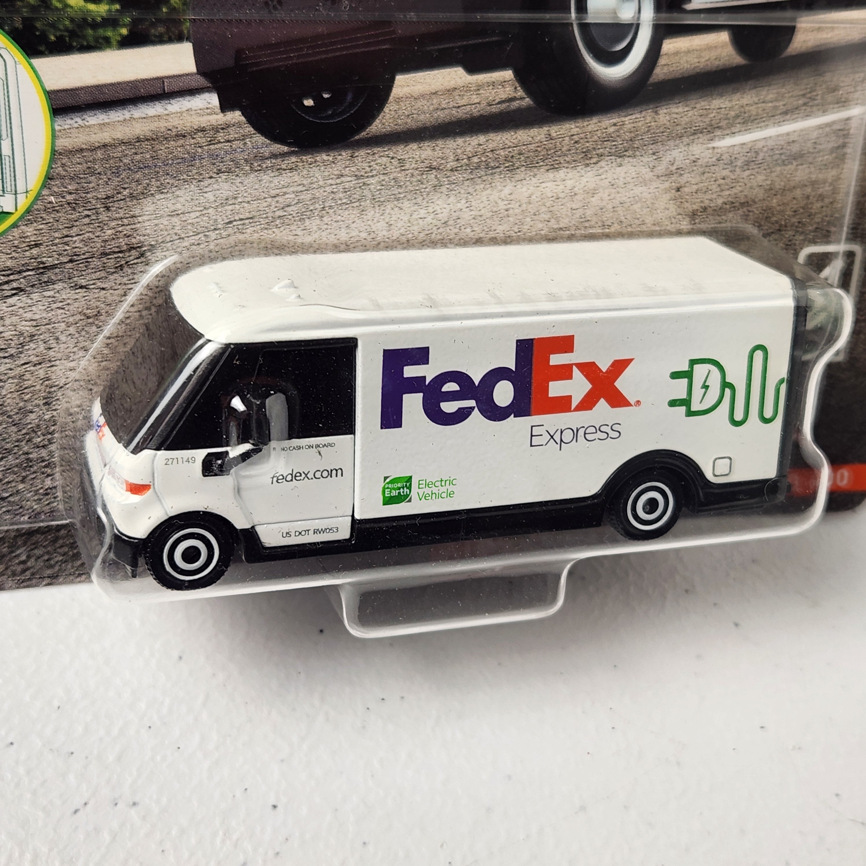Fedex GM Brightdrop ZEVO 600 5/16 Working Rigs American Matchbox 2023