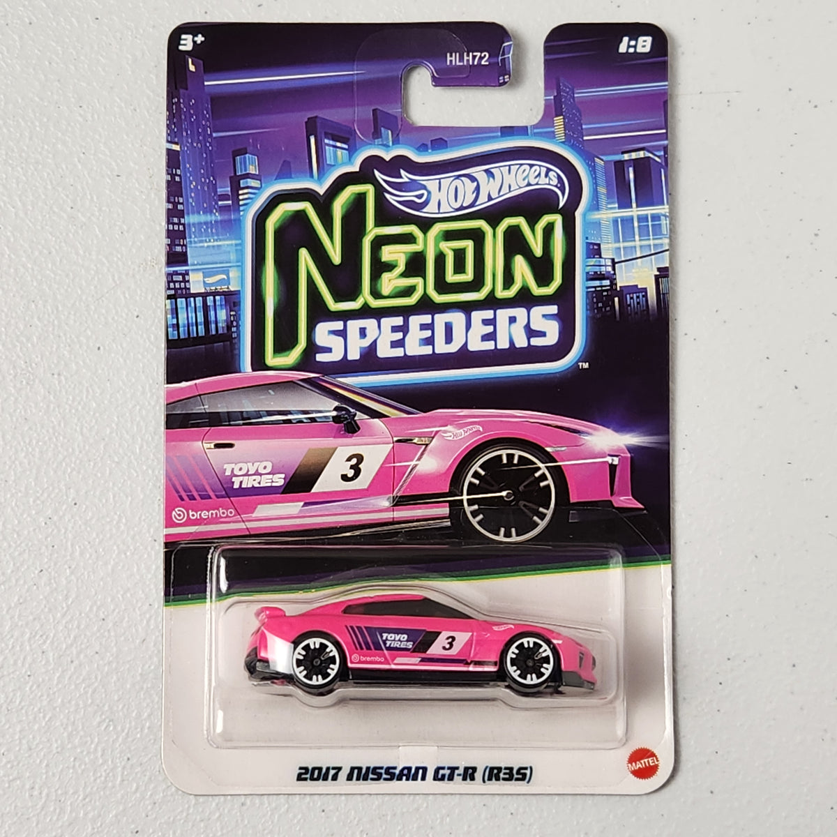 2017 Nissan GTR (R35) 1/8 JDM Neon Speeders Hot Wheels 2026