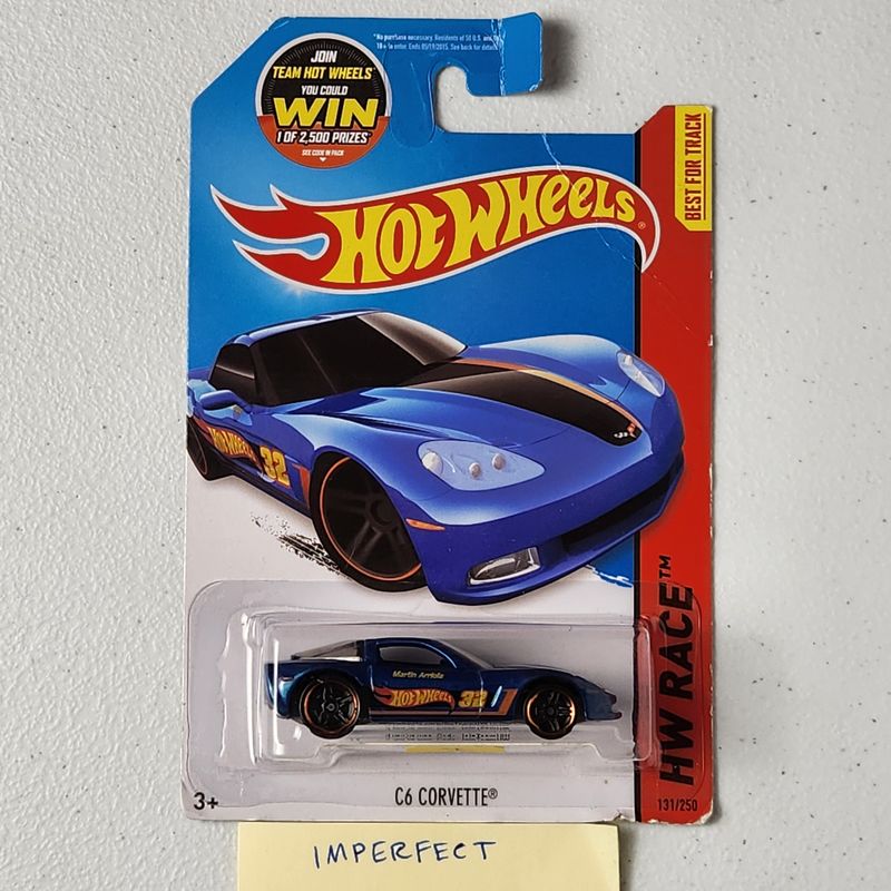 C6 Corvette American Mainline Hot Wheels