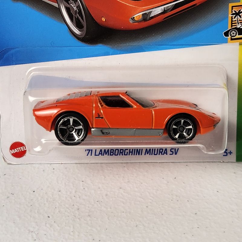 ’71 Lamborghini Miura SV European Mainline Hot Wheels