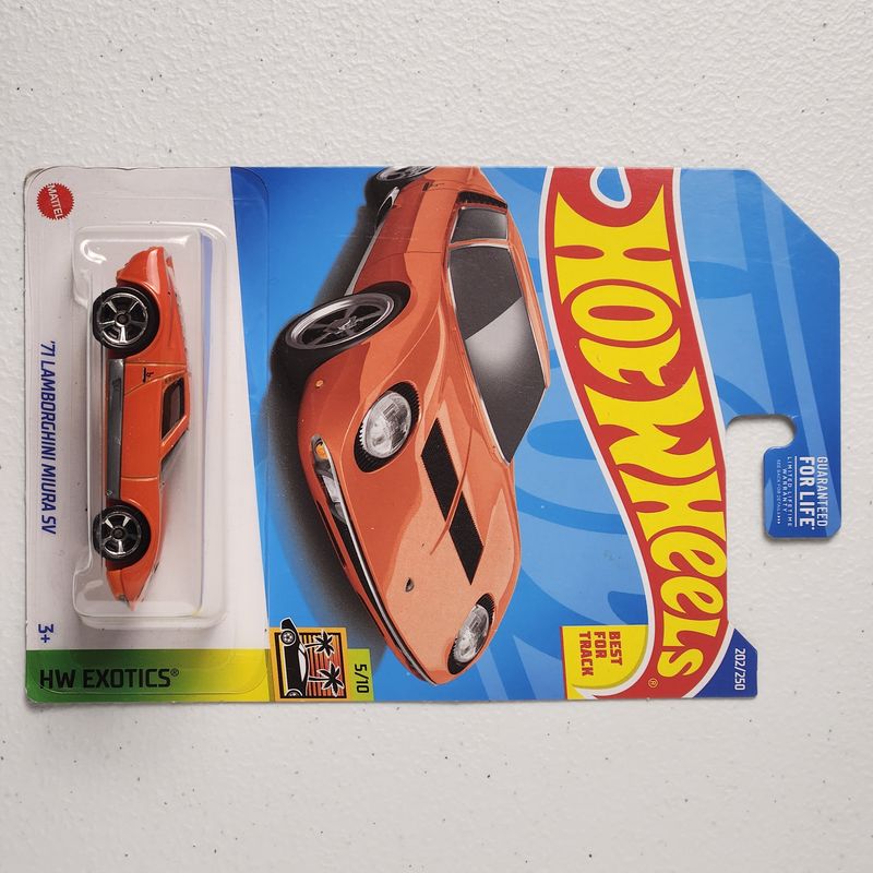 ’71 Lamborghini Miura SV European Mainline Hot Wheels