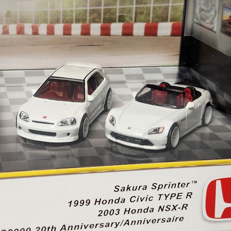 Honda Civic Type R 2003, NSX R 2020, S2000 20th Anniversary Car Culture JDM Premium Hot Wheels
