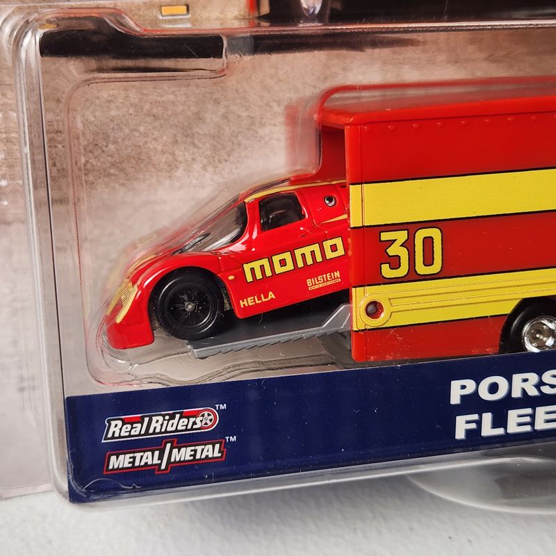 Porsche 962 Fleet Flyer #6 Team Transport European Premium Hot Wheels 2024