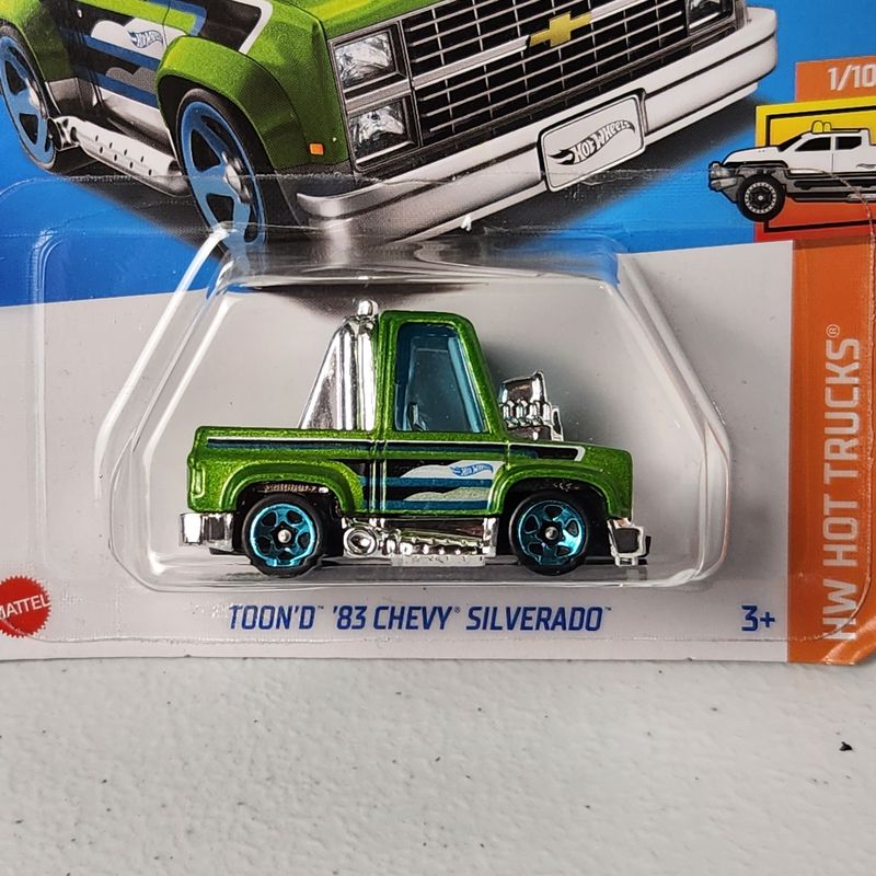 Tooned 83 Chevy Silverado American Mainline Hot Wheels