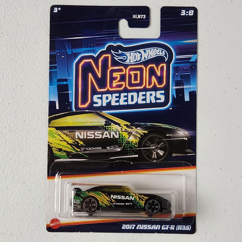 2017 Nissan GT R R35 #3/8 Neon Speeders JDM SS Hot Wheels