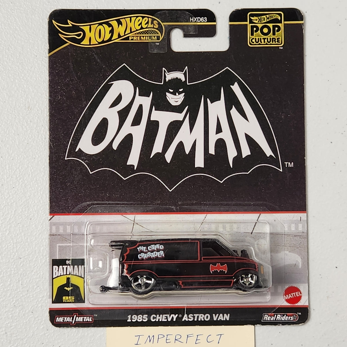 1985 Chevy Astro Van Batman Pop Culture American Premium Hot Wheels 2022
