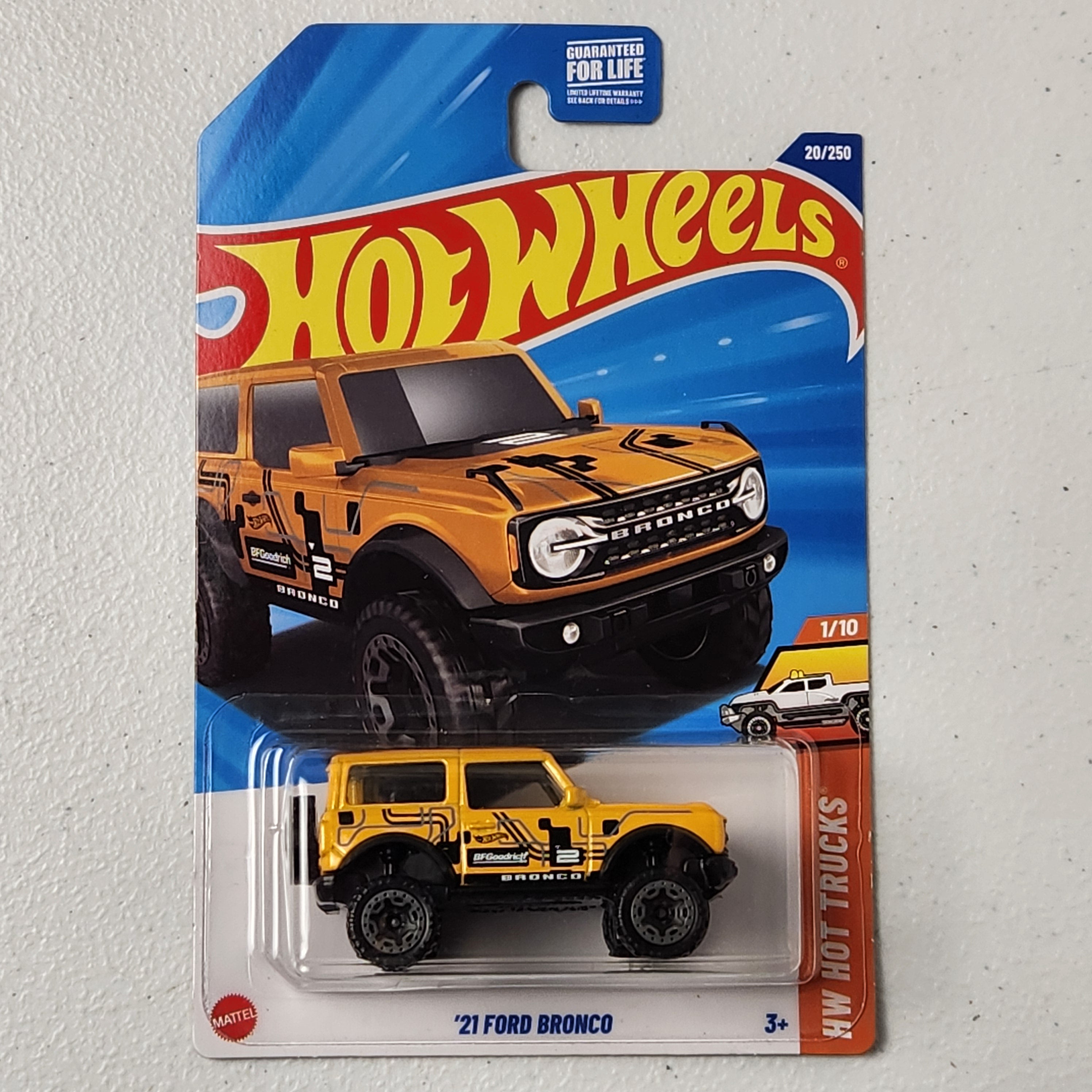 21 Ford Bronco American Mainline Hot Wheels