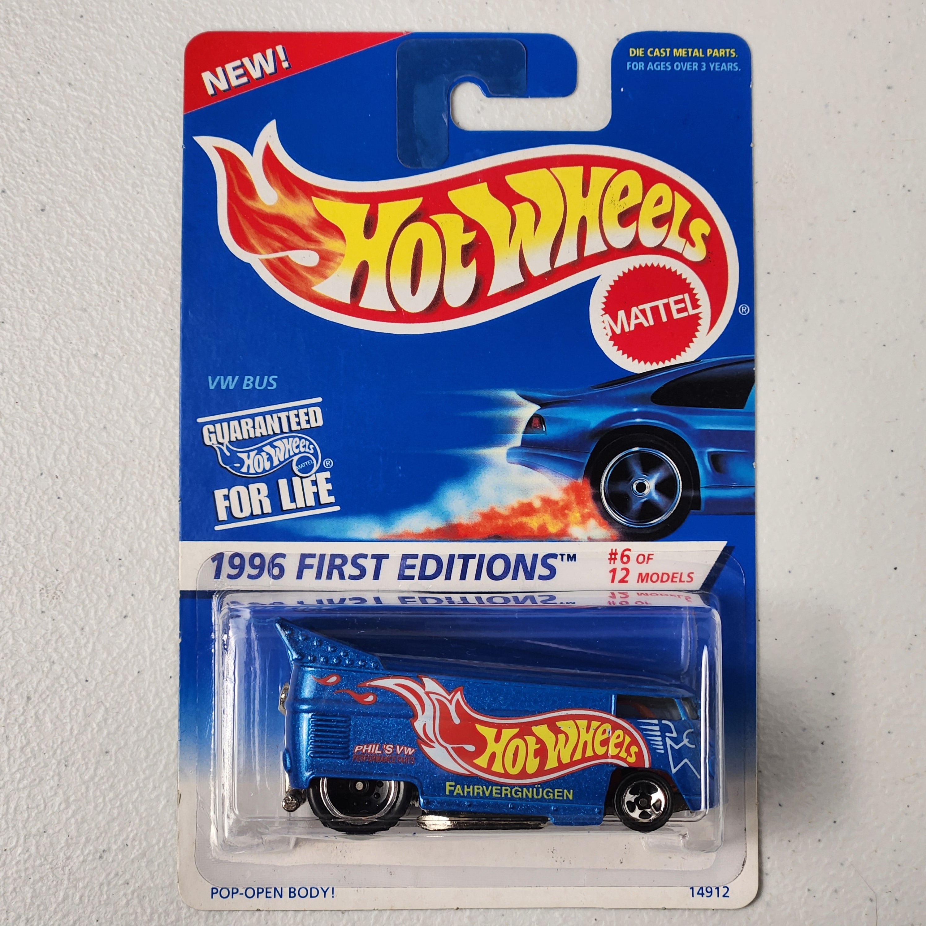VW Bus European Mainline Hot Wheels