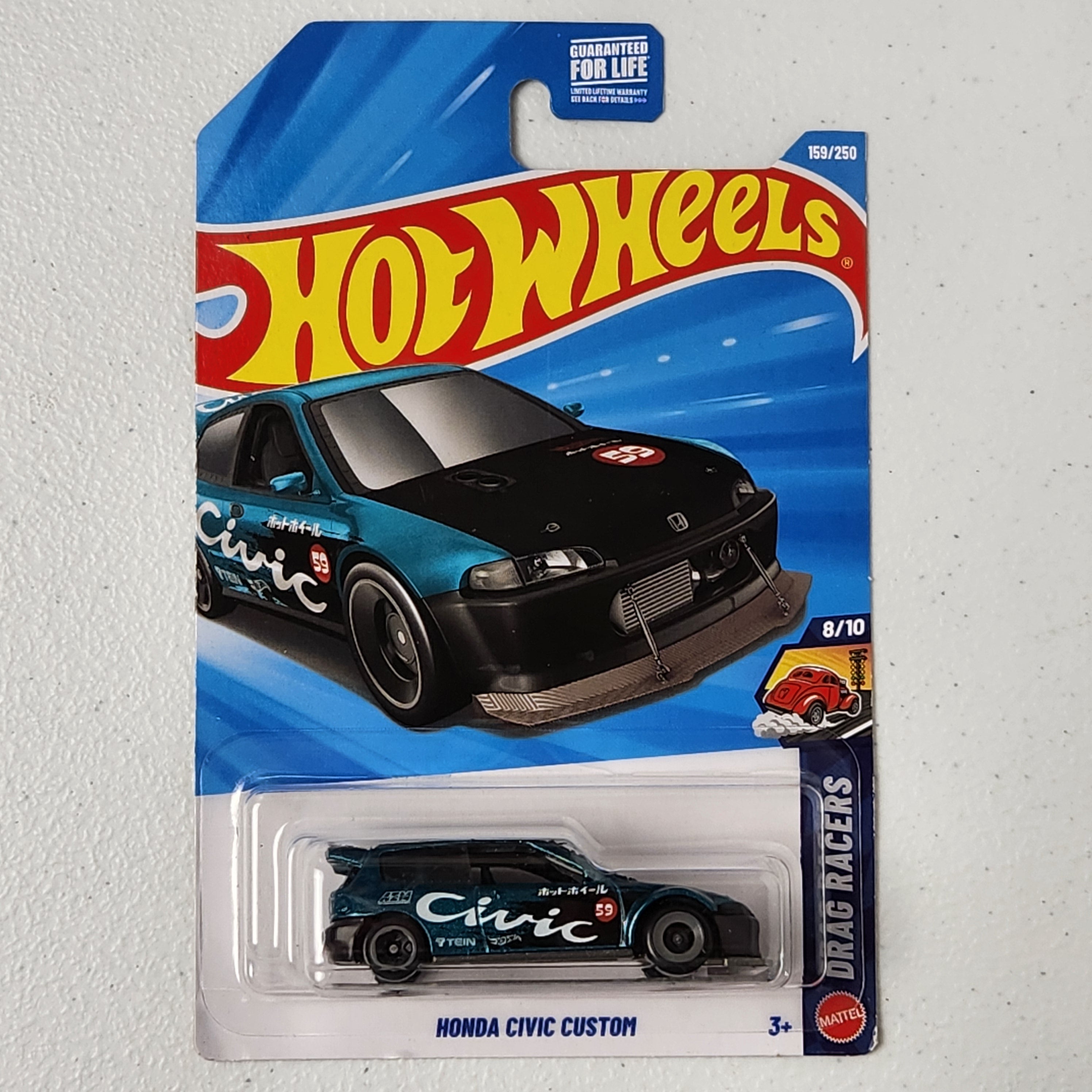 Honda Civic EG Custom JDM Mainline Hot Wheels