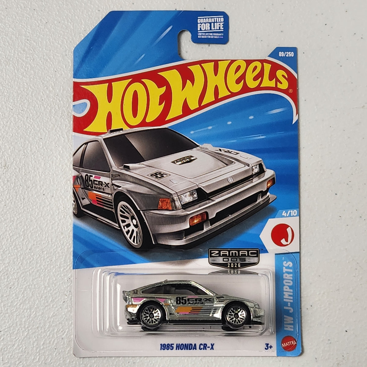 85 Honda CRX JDM Mainline Hot Wheels