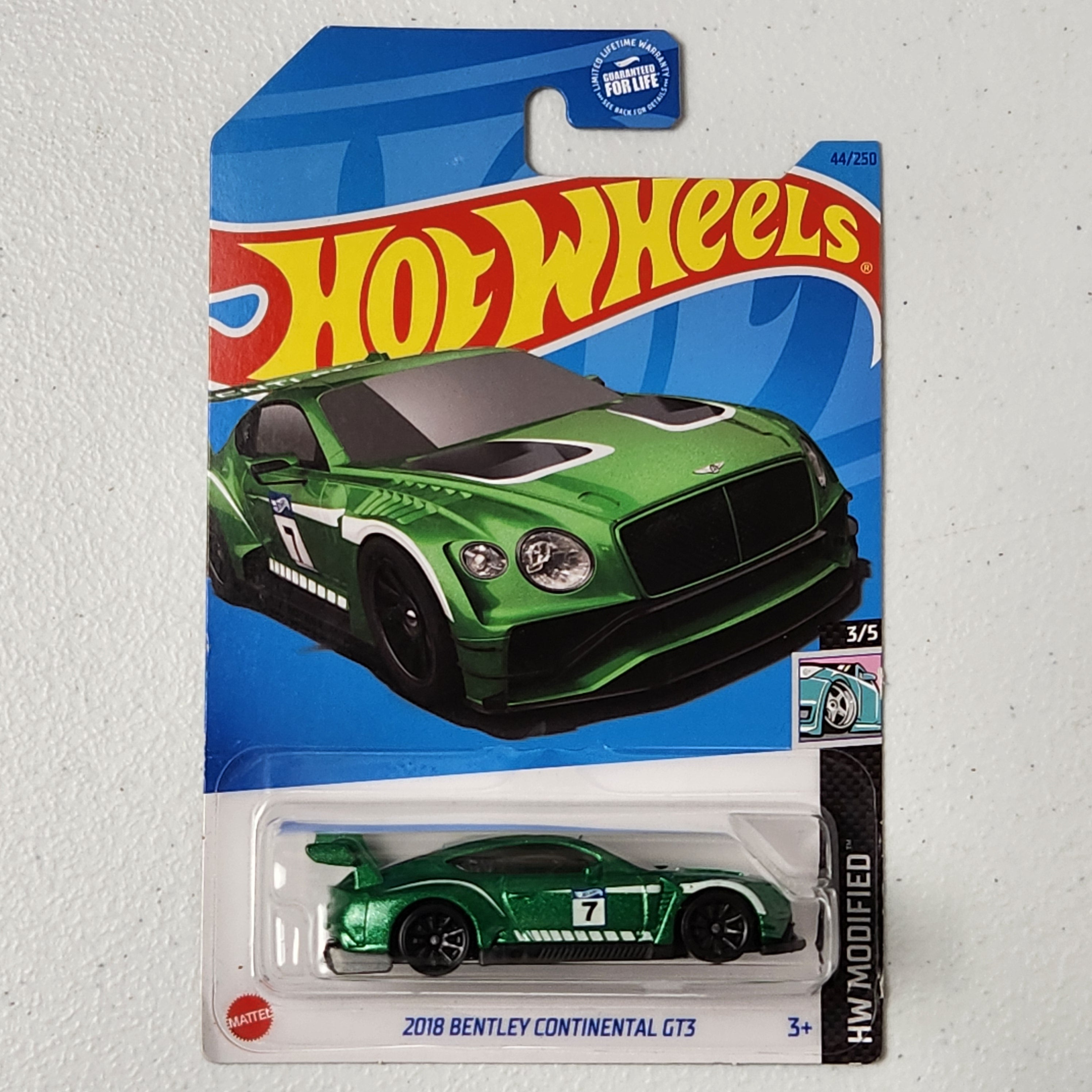 2018 Bentley Continental GT3 European Mainline Hot Wheels