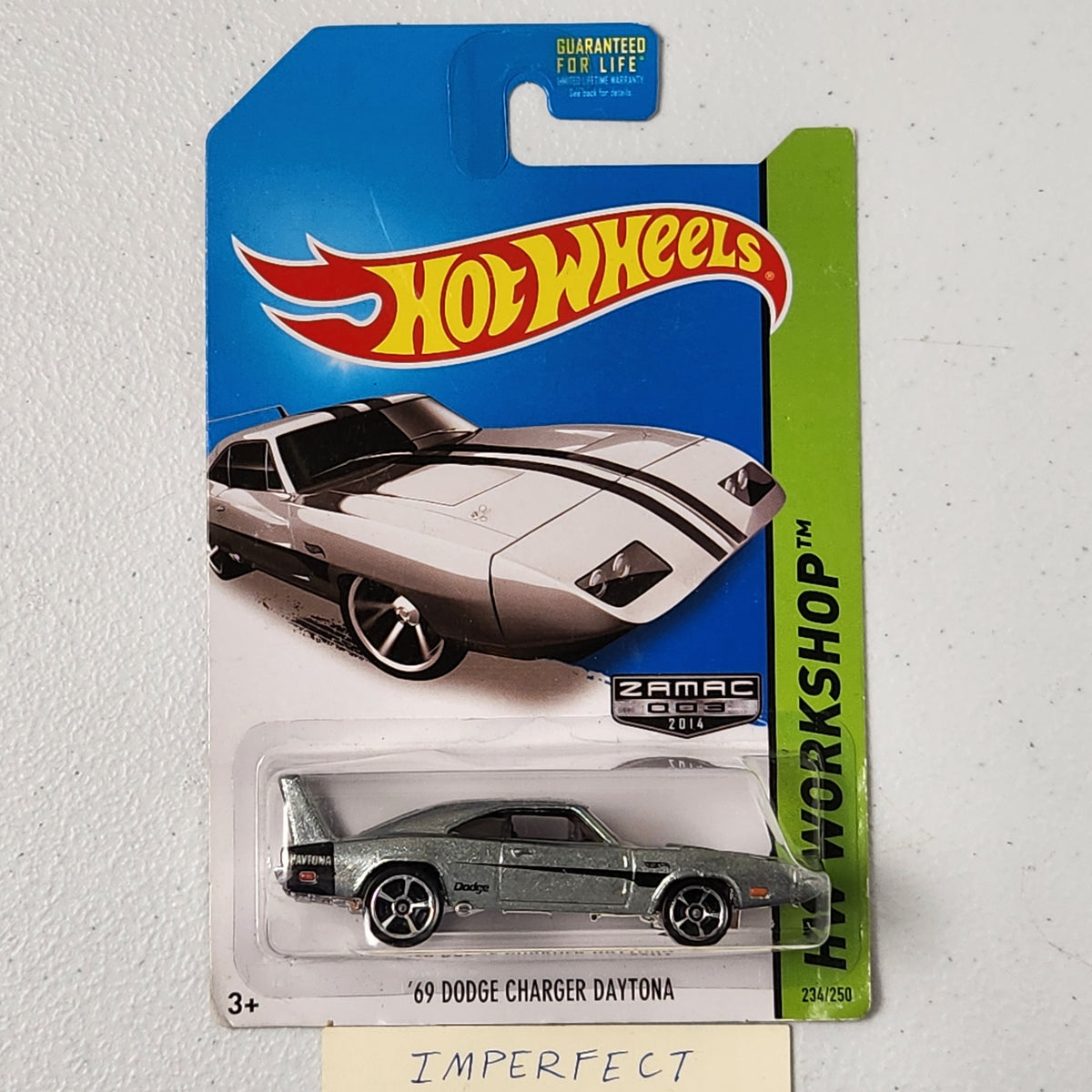69 Dodge Charger Daytona ZAMAC American Mainline Hot Wheels