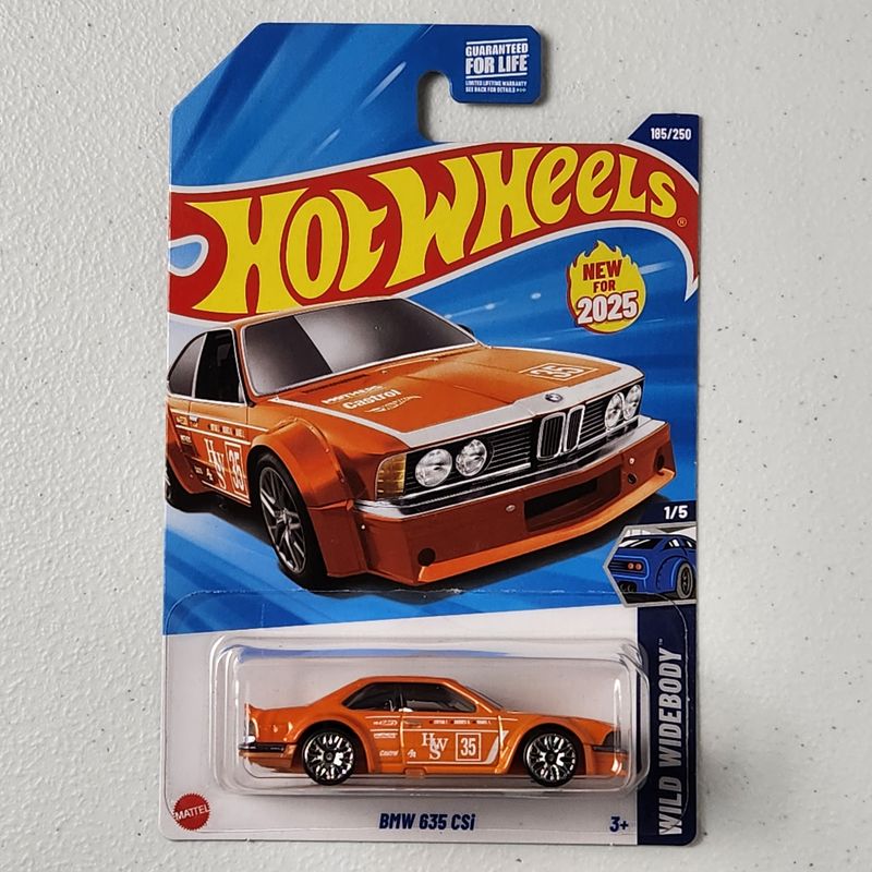 BMW 635 CSi European Mainline Hot Wheels