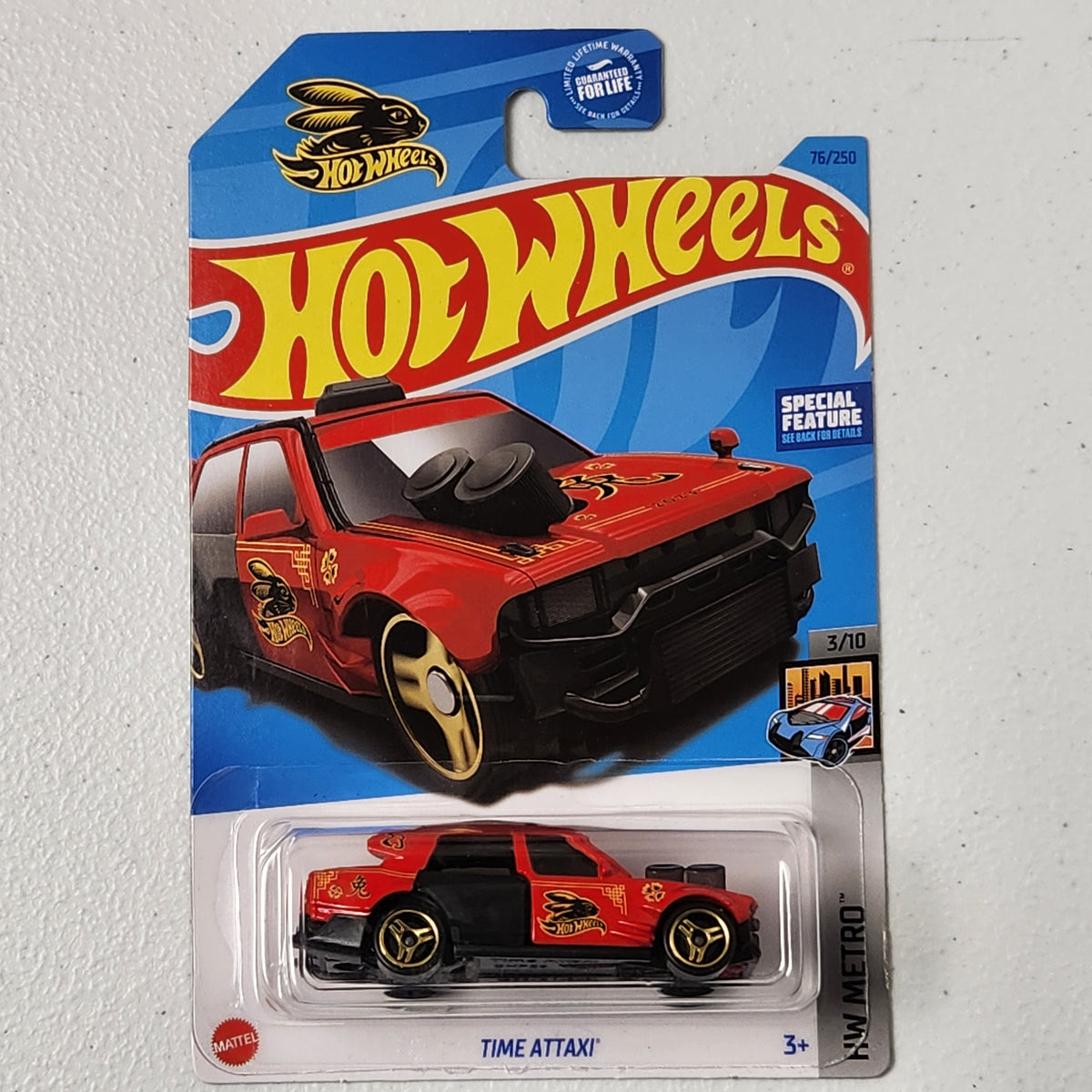 Time Attaxi Rabbit Taxi Car JDM Mainline Hot Wheels