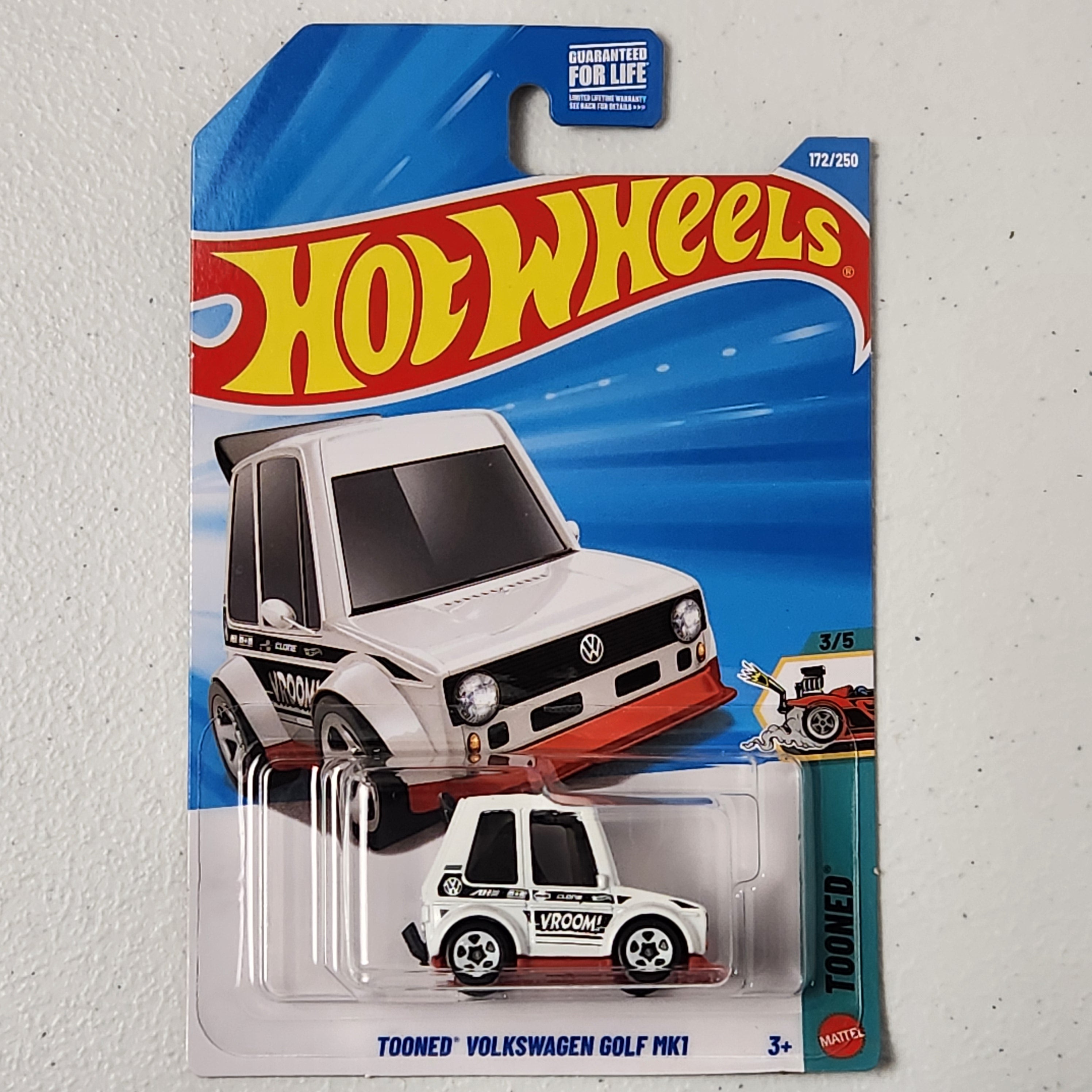 Tooned Volkswagen Golf Mk1 European Mainline Hot Wheels