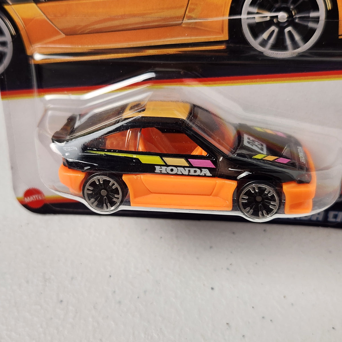 85 Honda CR-X METAL BASE 7/8 JDM Neon Speeders Hot Wheels 2025