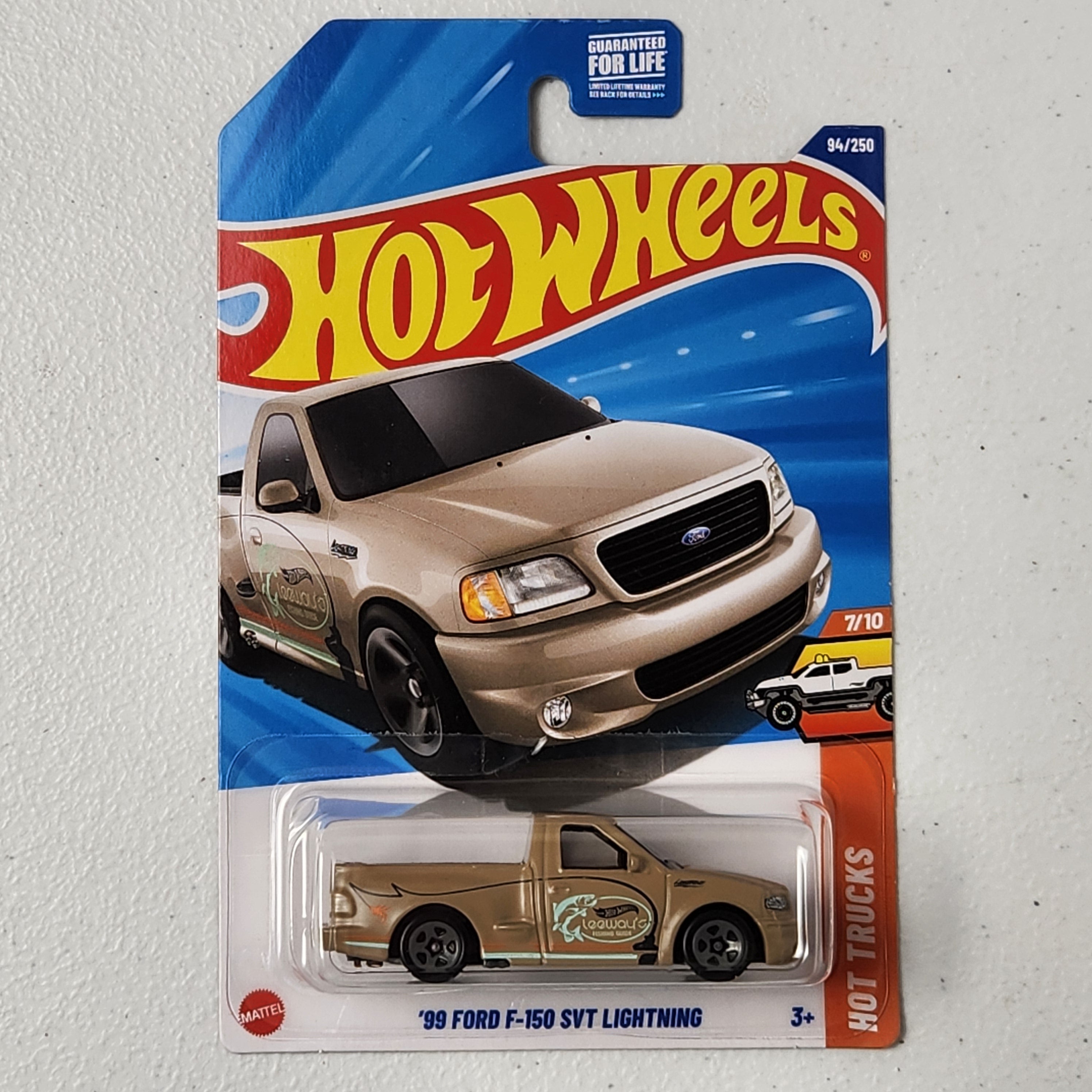 99 Ford F-150 SVT Lightning American Mainline Hot Wheels