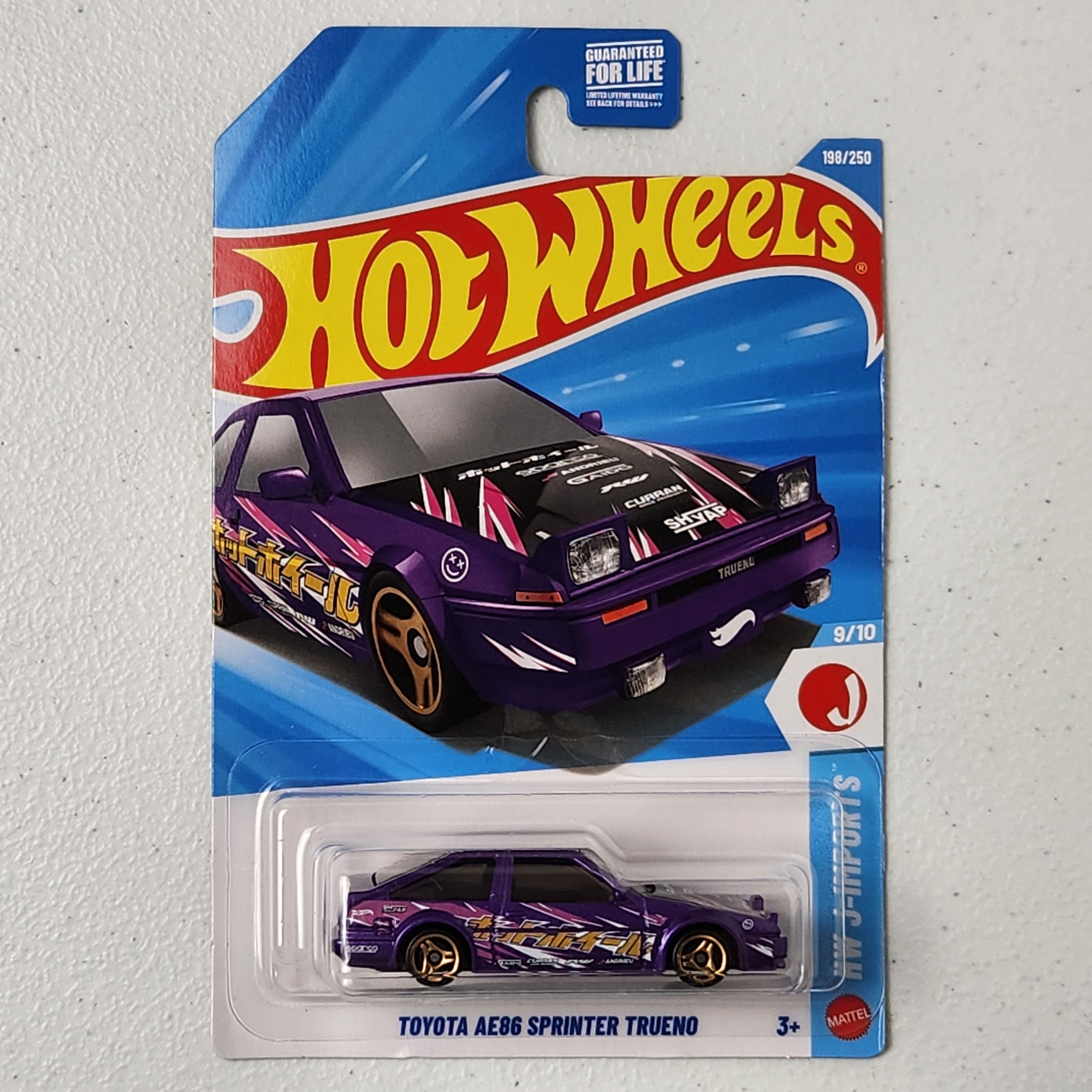Toyota AE86 Sprinter Trueno JDM Mainline Hot Wheels