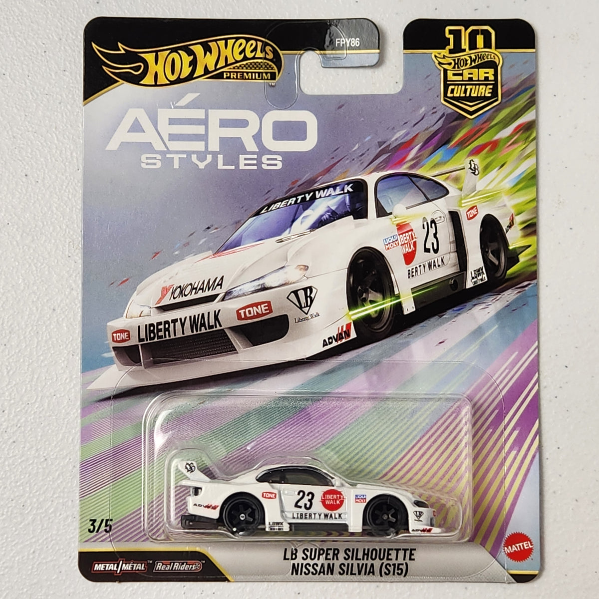 LB Super Silhouette Nissan Silvia (S15) 1/5 Car Culture: Silhouettes JDM Premium Hot Wheels 2026