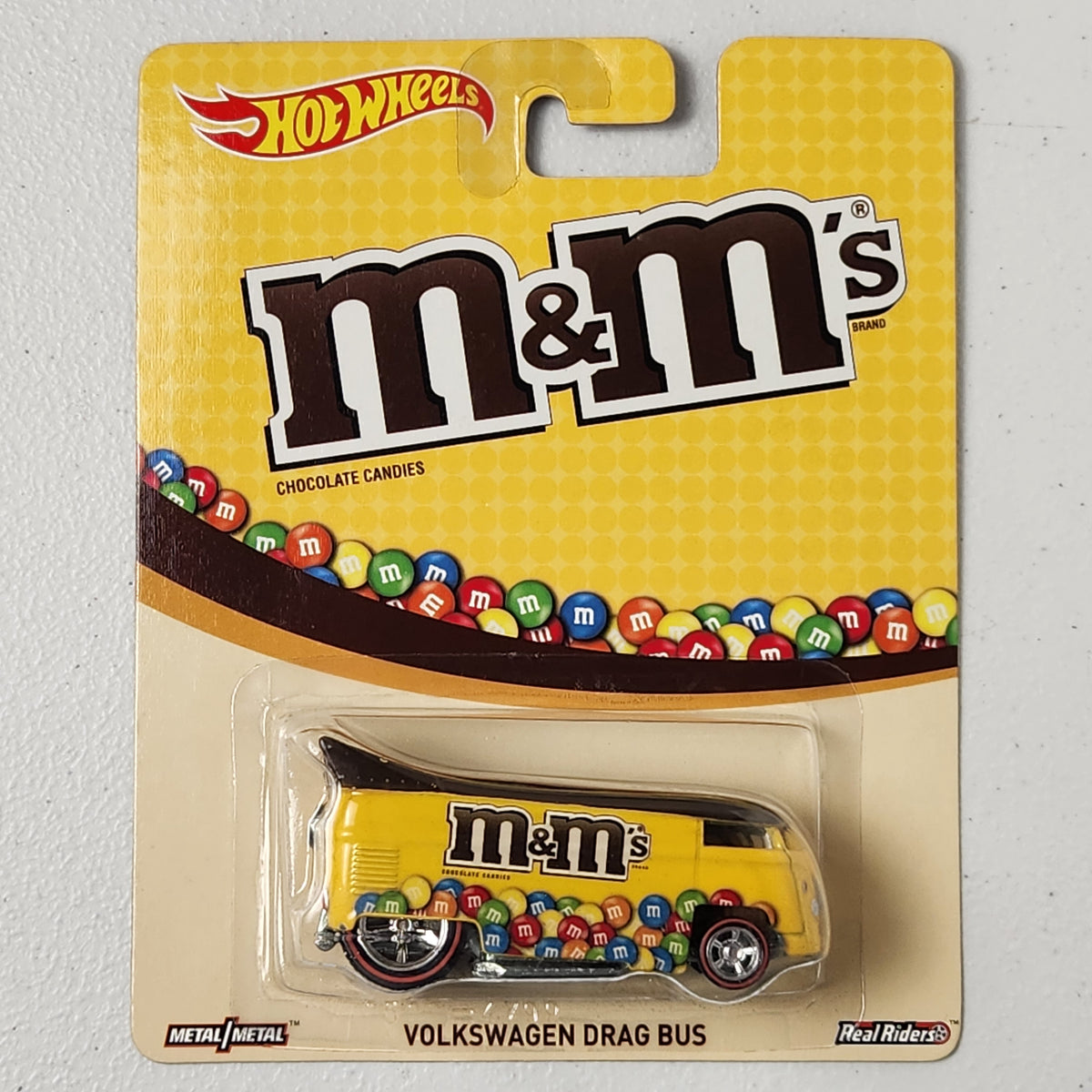 Volkswagen Drag Bus M&M's Mars European Premium Hot Wheels 2015