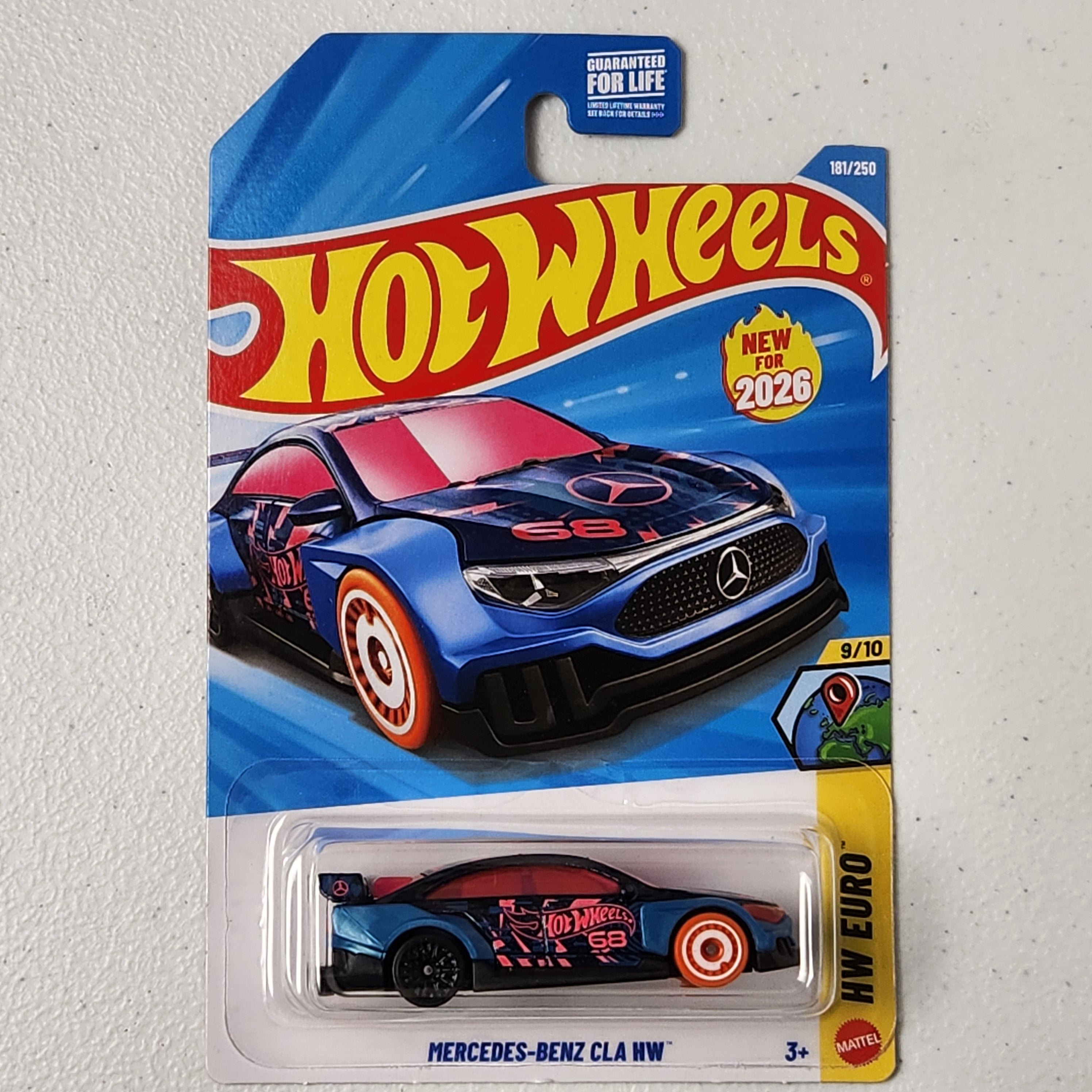 Mercedes-Benz Cla HW European Mainline Hot Wheels