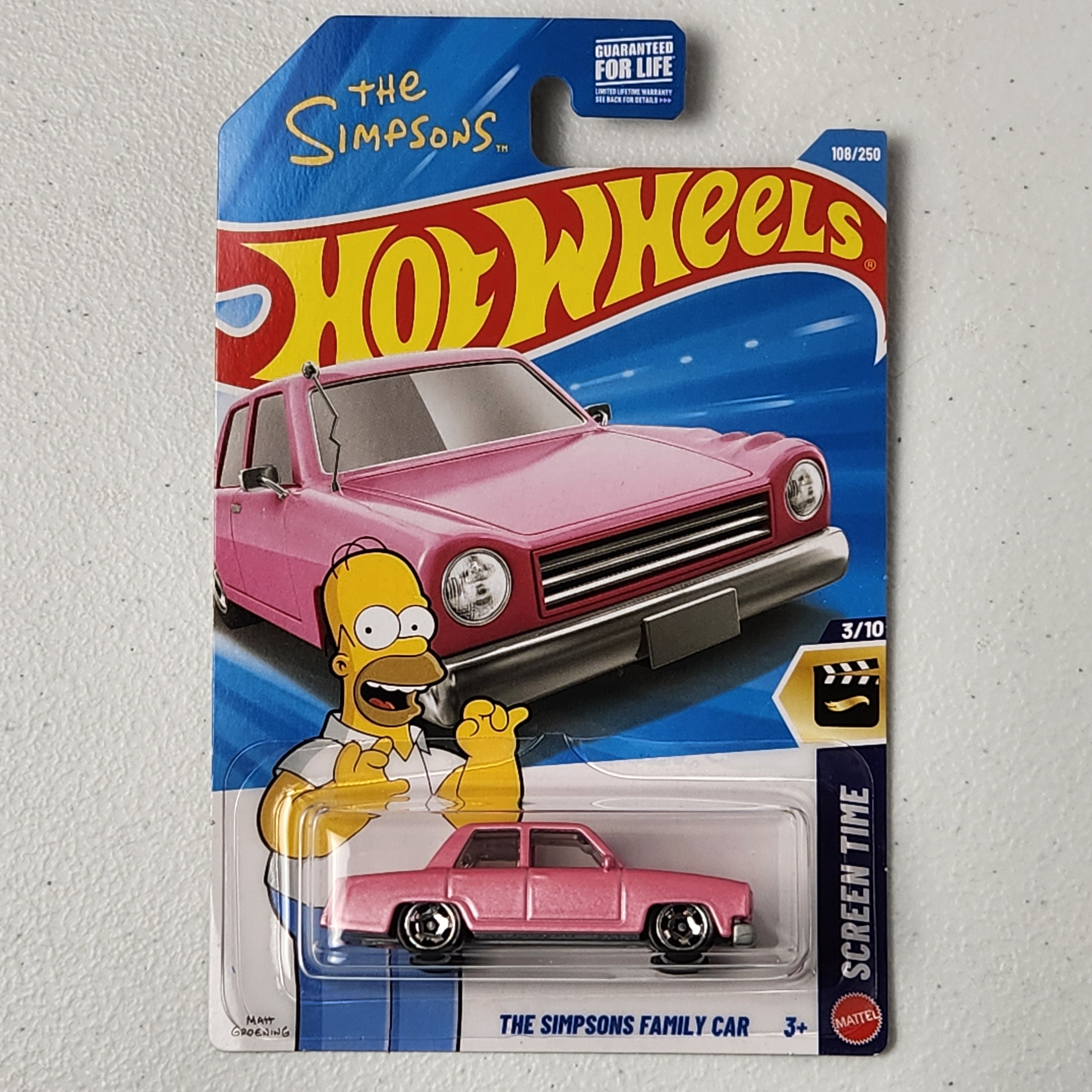 The Simpsons Family Car American Mainline Hot Wheels
