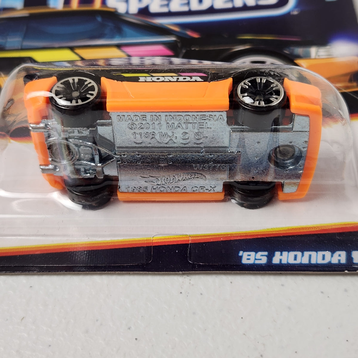 85 Honda CR-X METAL BASE 7/8 JDM Neon Speeders Hot Wheels 2025