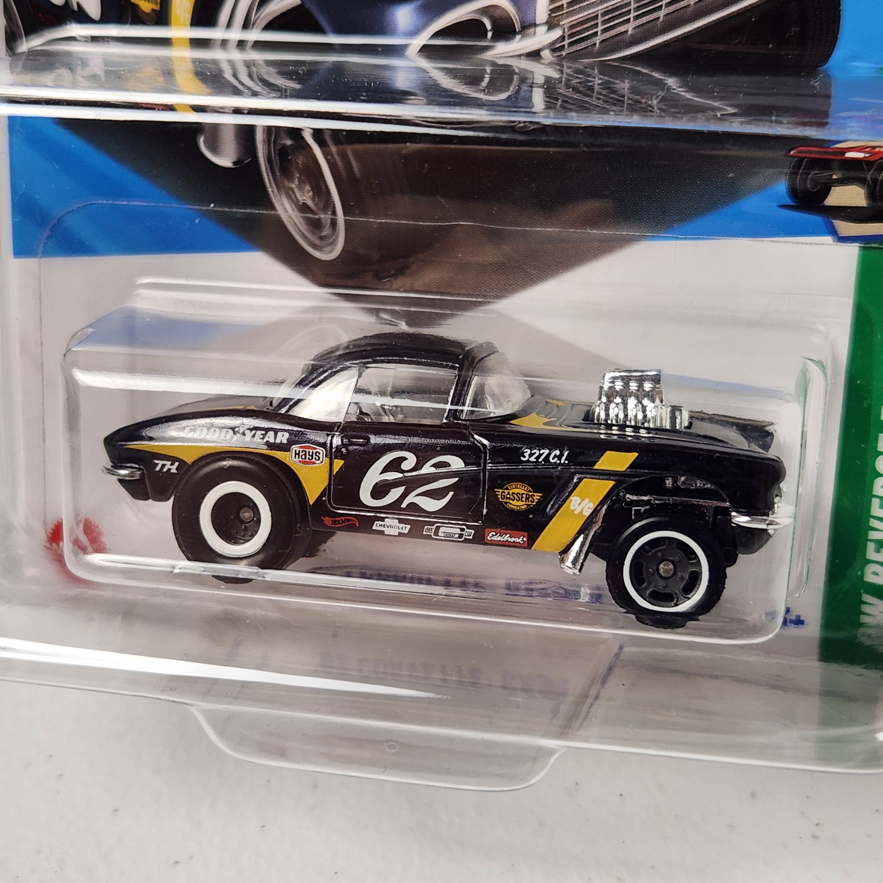 62 Corvette Gasser Super Treasure Hunt American Mainline Hot Wheels