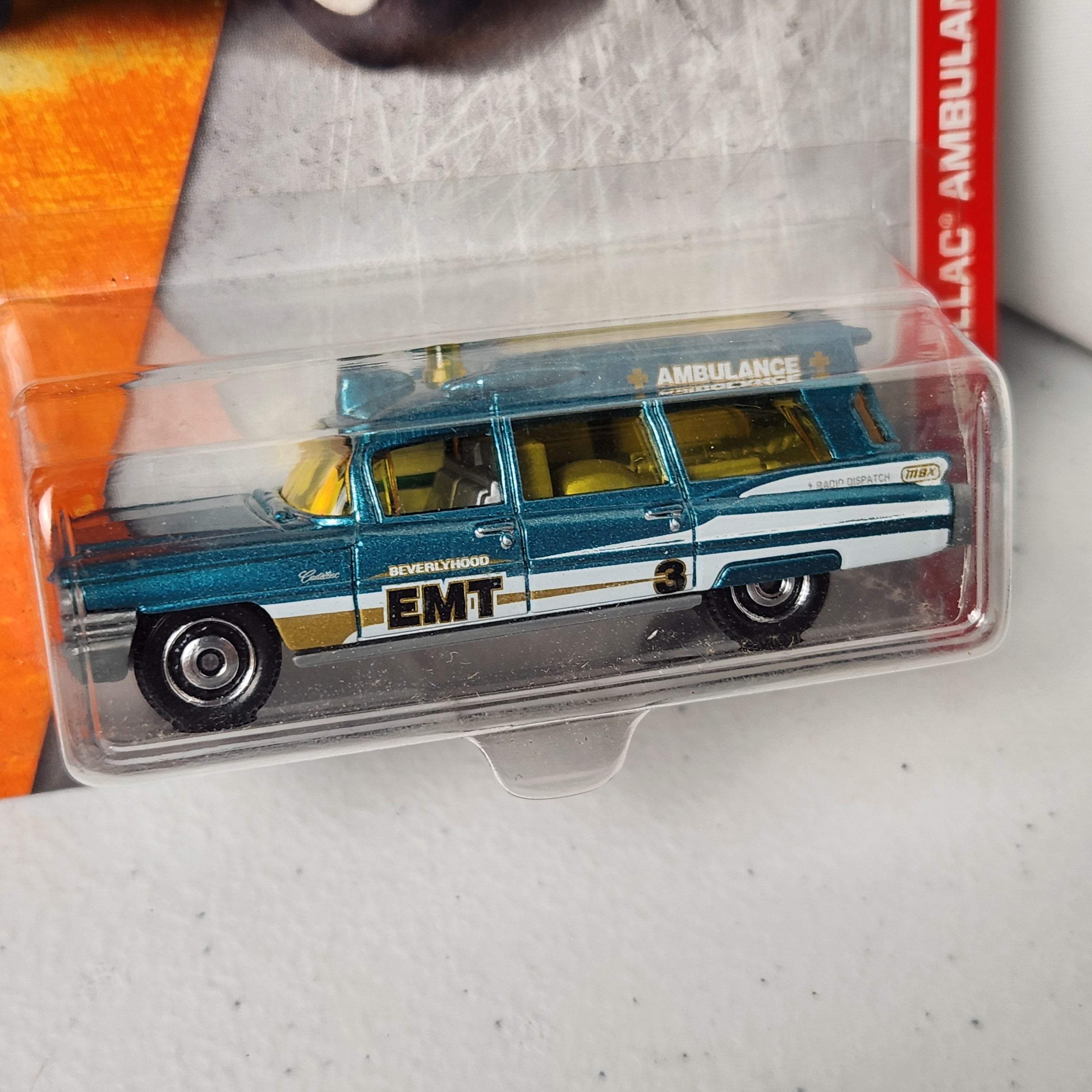 63 Cadillac Ambulance American Mainline Matchbox 2017