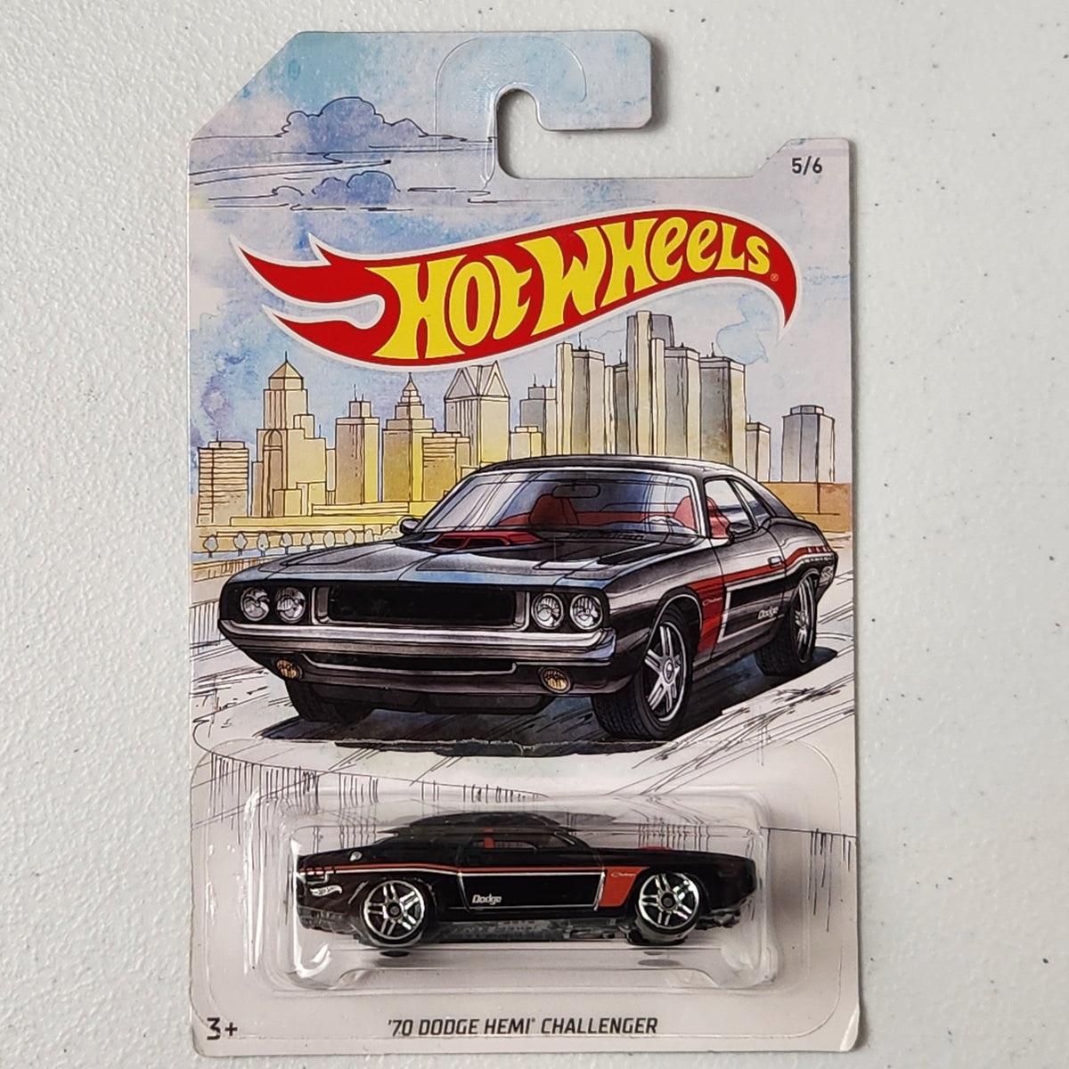 70 Dodge Hemi Challenger 5/6 American Detroit Muscle Hot Wheels 2018