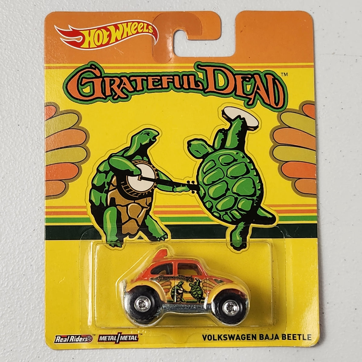 Volkswagen Baja Beetle Dancing Turtles Grateful Dead Premium Hot Wheels 2014