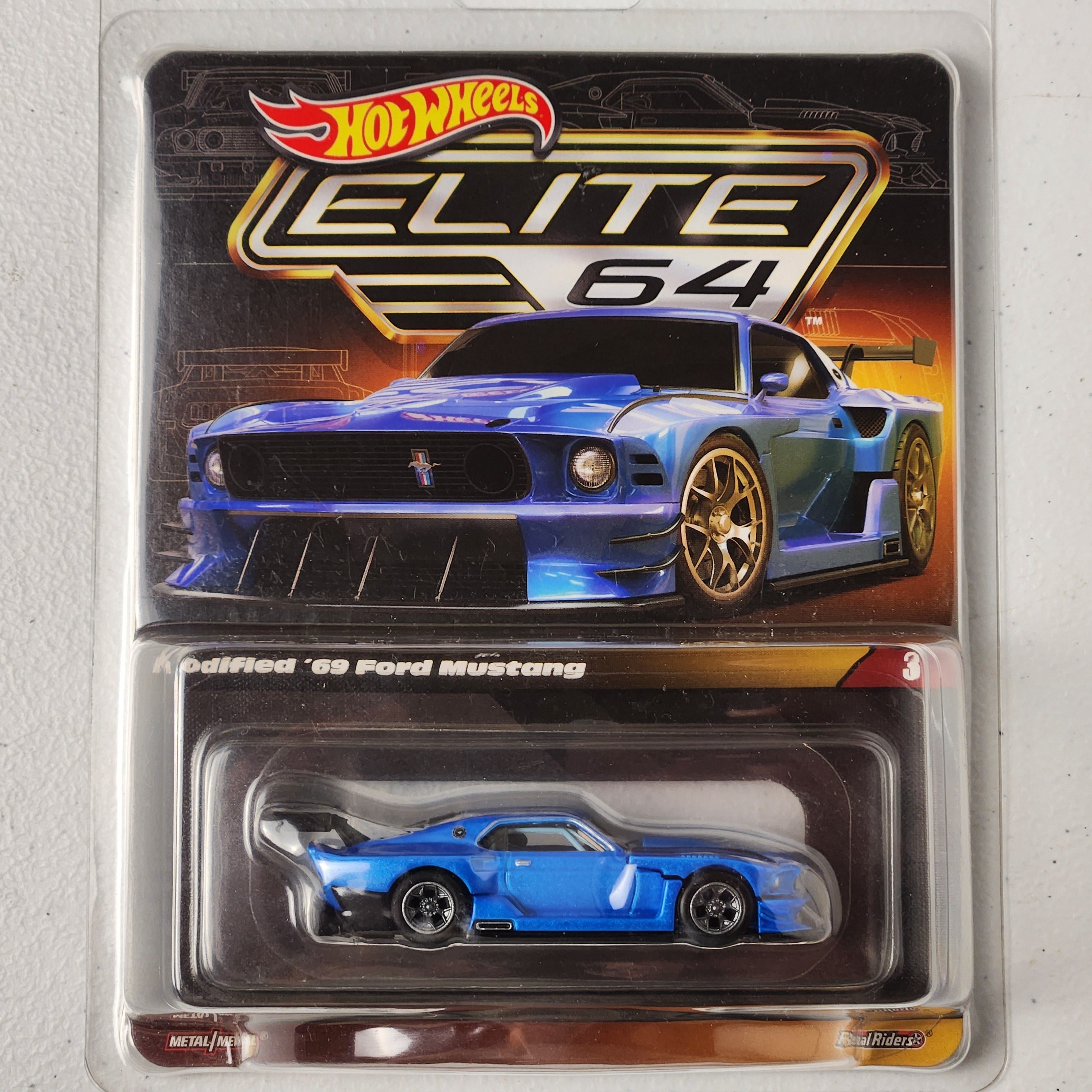 Modified '69 Ford Mustang #3 American Elite 64 Hot Wheels 2023