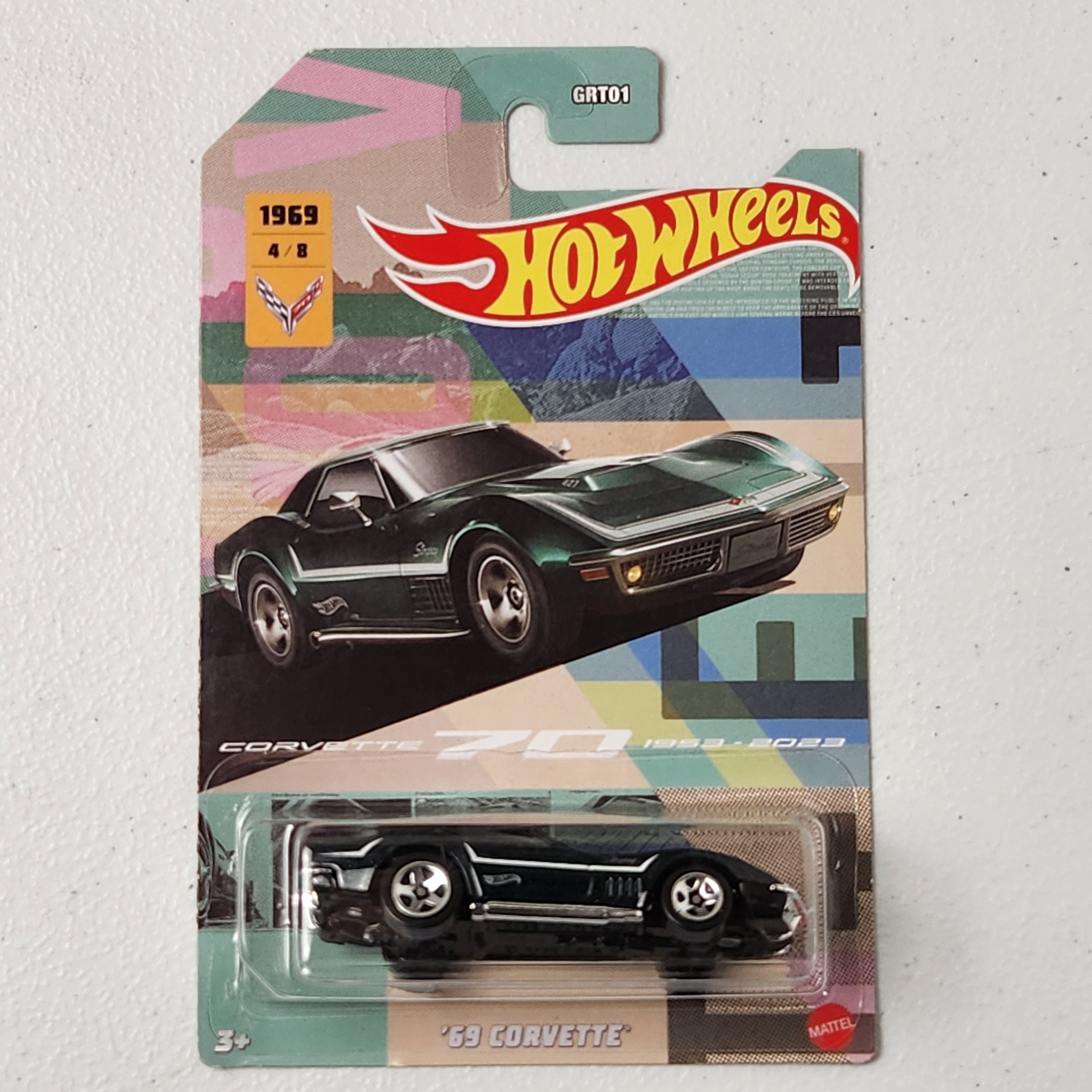 69 Corvette 4/8 Silver Series American Premium Hot Wheels 2022