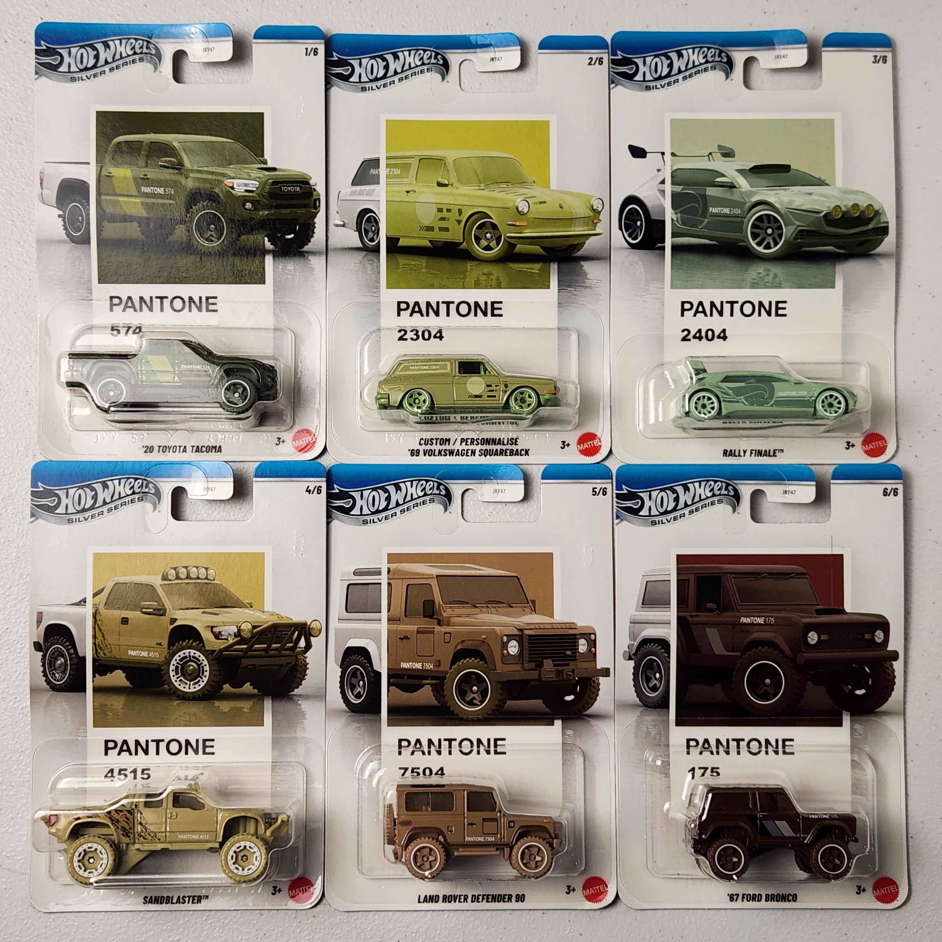 Pantone Mix 2 2026 Silver Series Set #Mix 2 American Silver Series Hot Wheels 2026