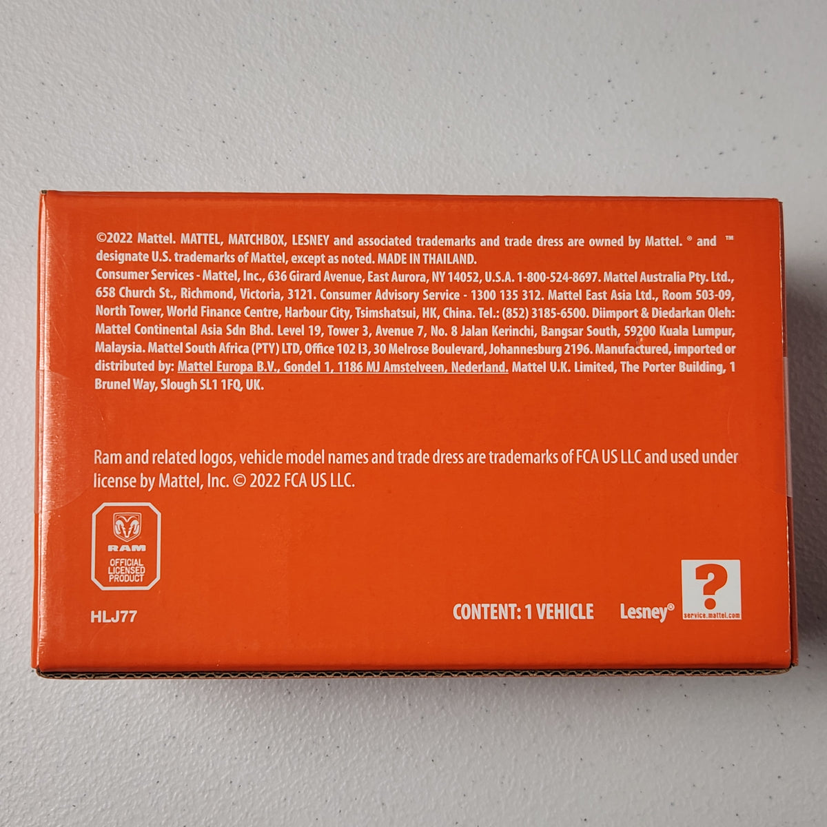 2019 Ram Ambulance Sealed Mattel Creations Exclusive American Matchbox 2022