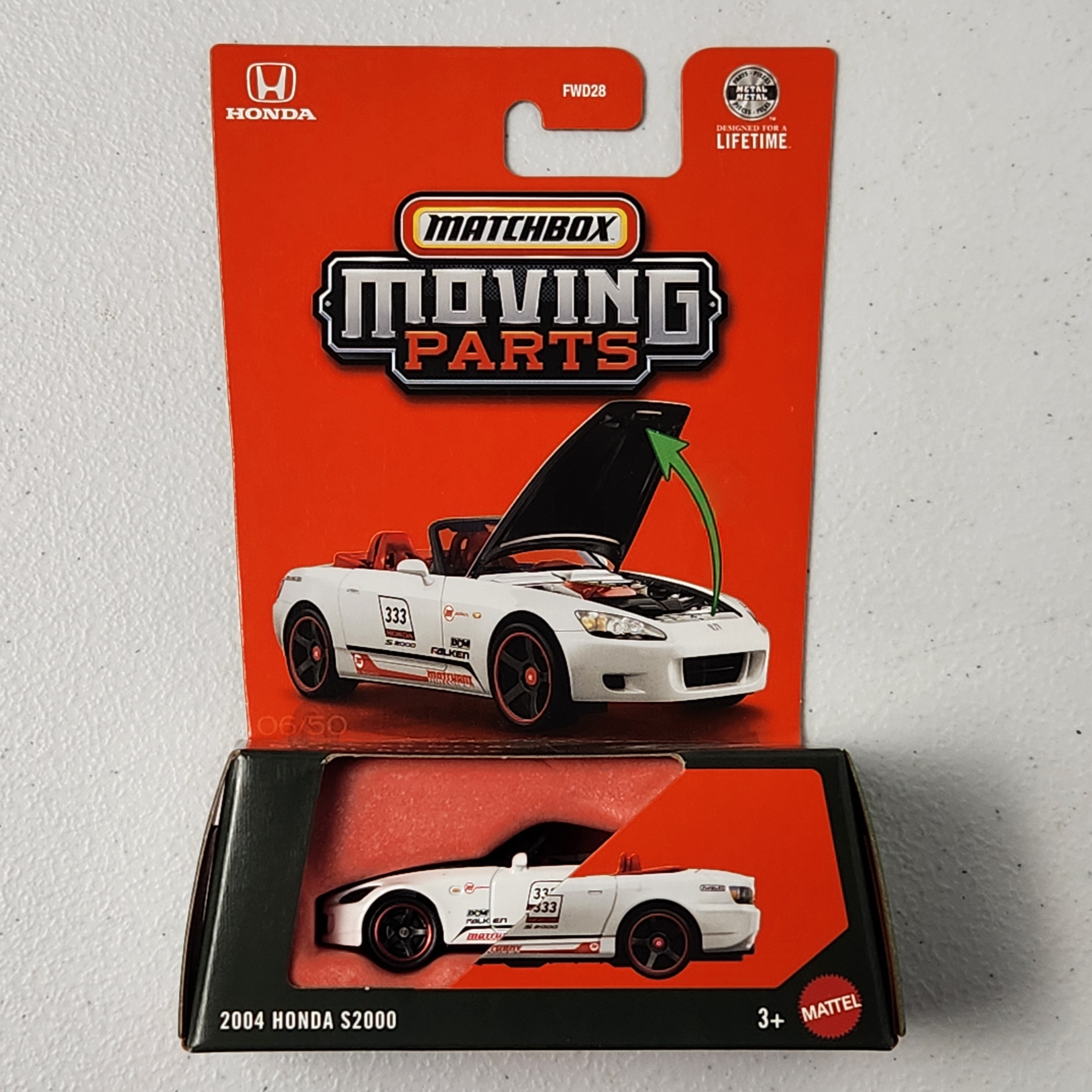2004 Honda S2000 JDM Moving Parts Matchbox