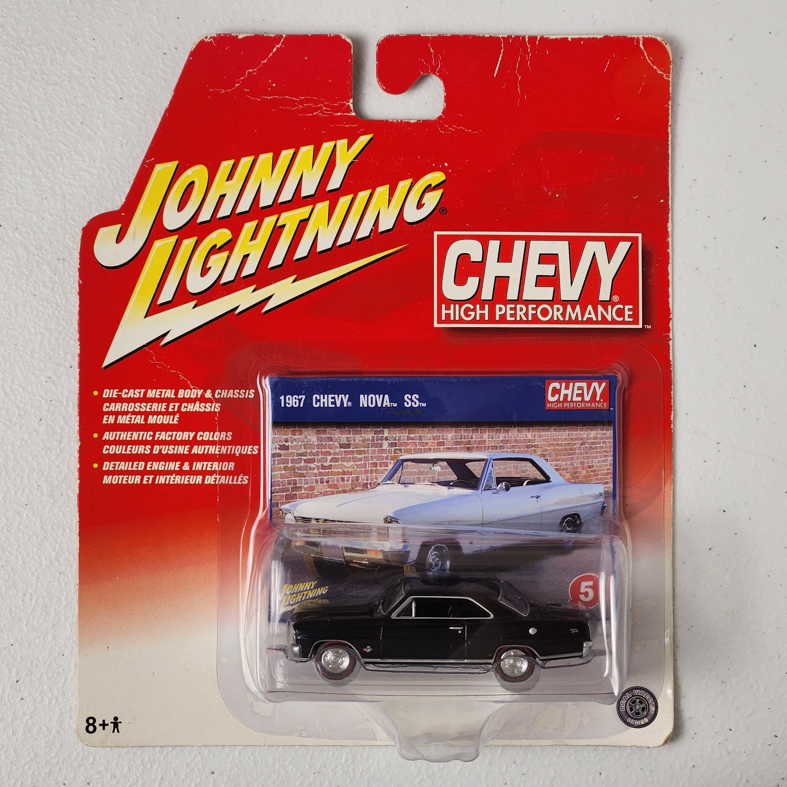 1967 Chevy Nova SS #5 Chevy High Performance American Johnny Lightning