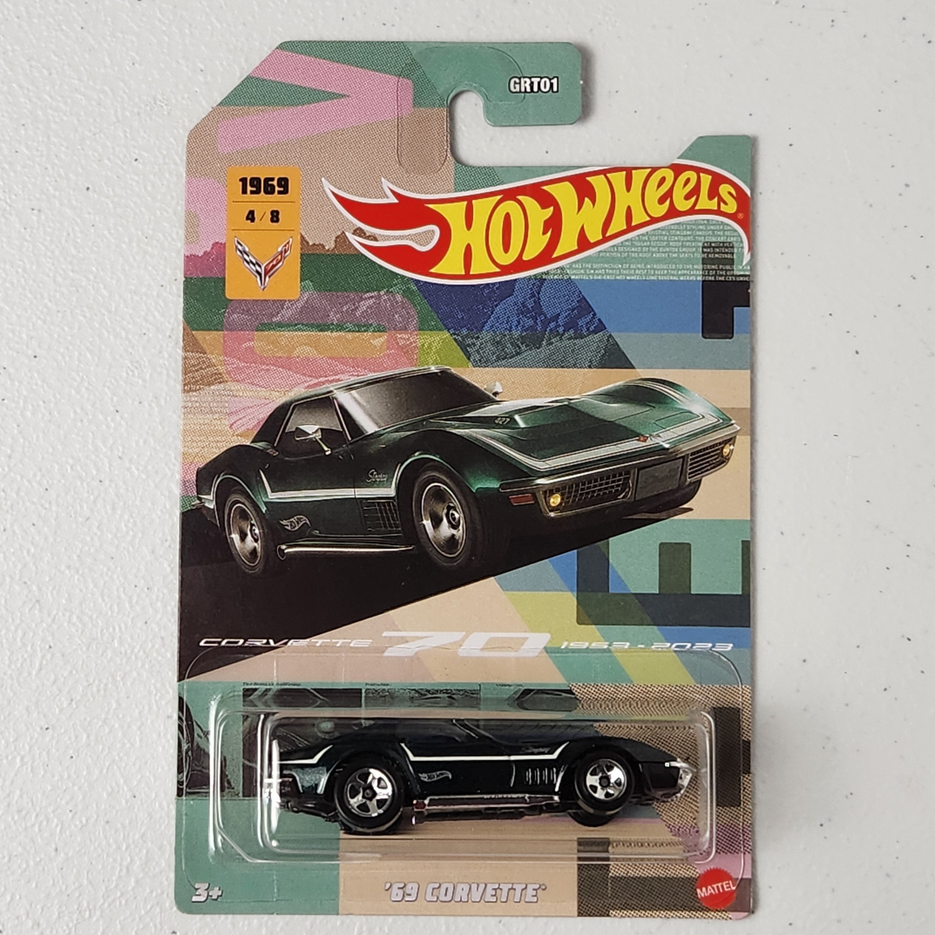 69 Corvette #4/8 Retro Racers American SS Hot Wheels