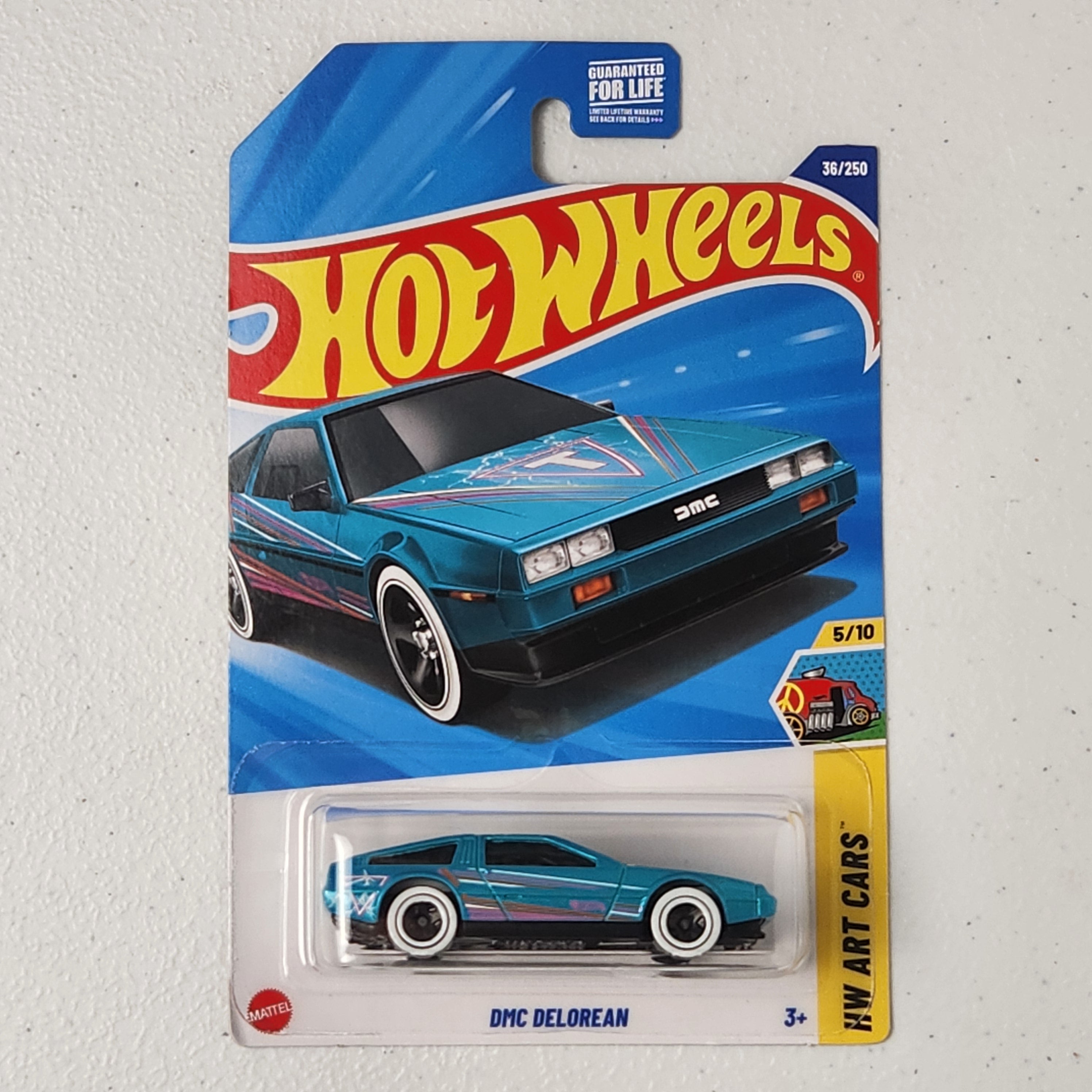DMC DeLorean American Mainline Hot Wheels