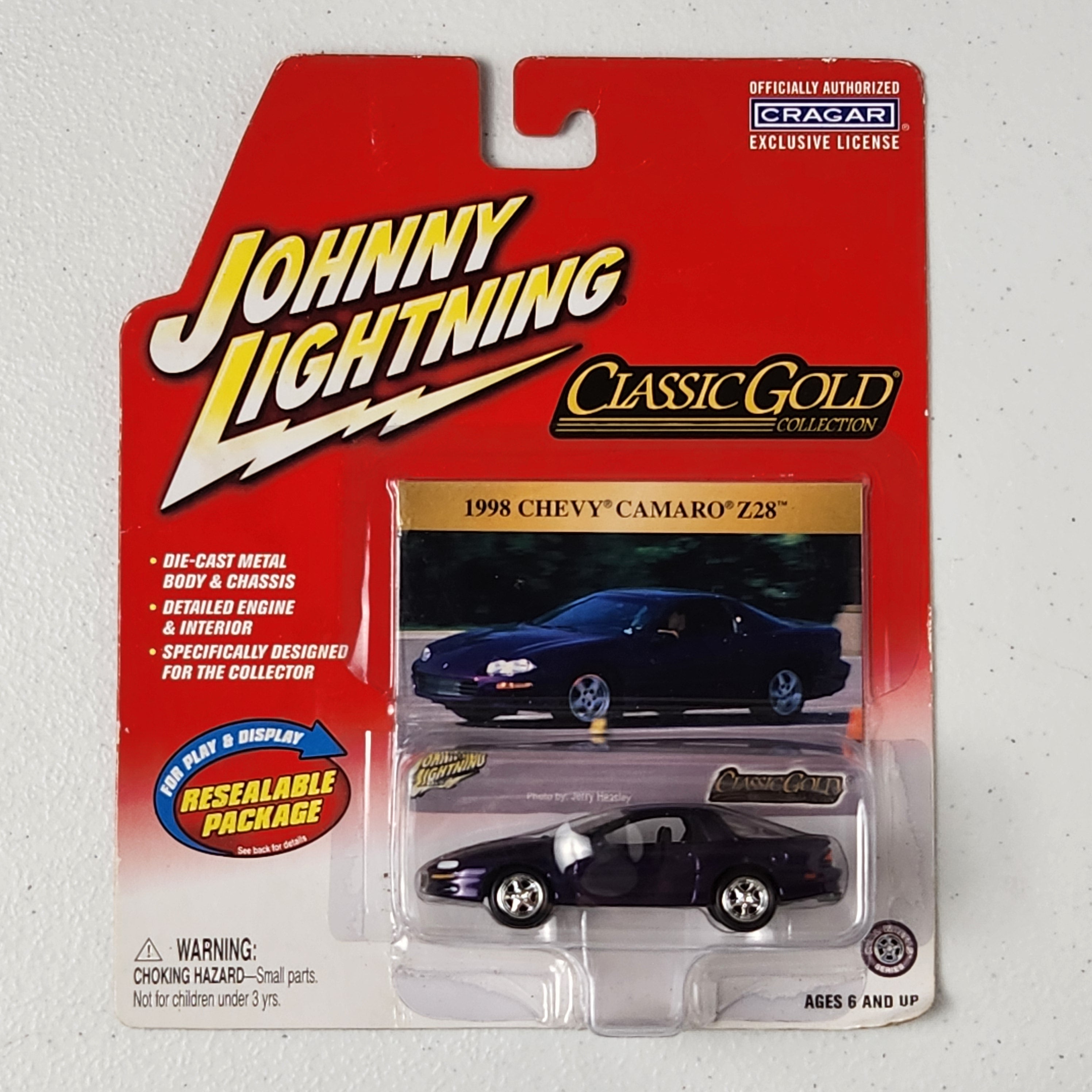 1998 Chevy Camaro Z28 Classic Gold Collection American Johnny Lightning