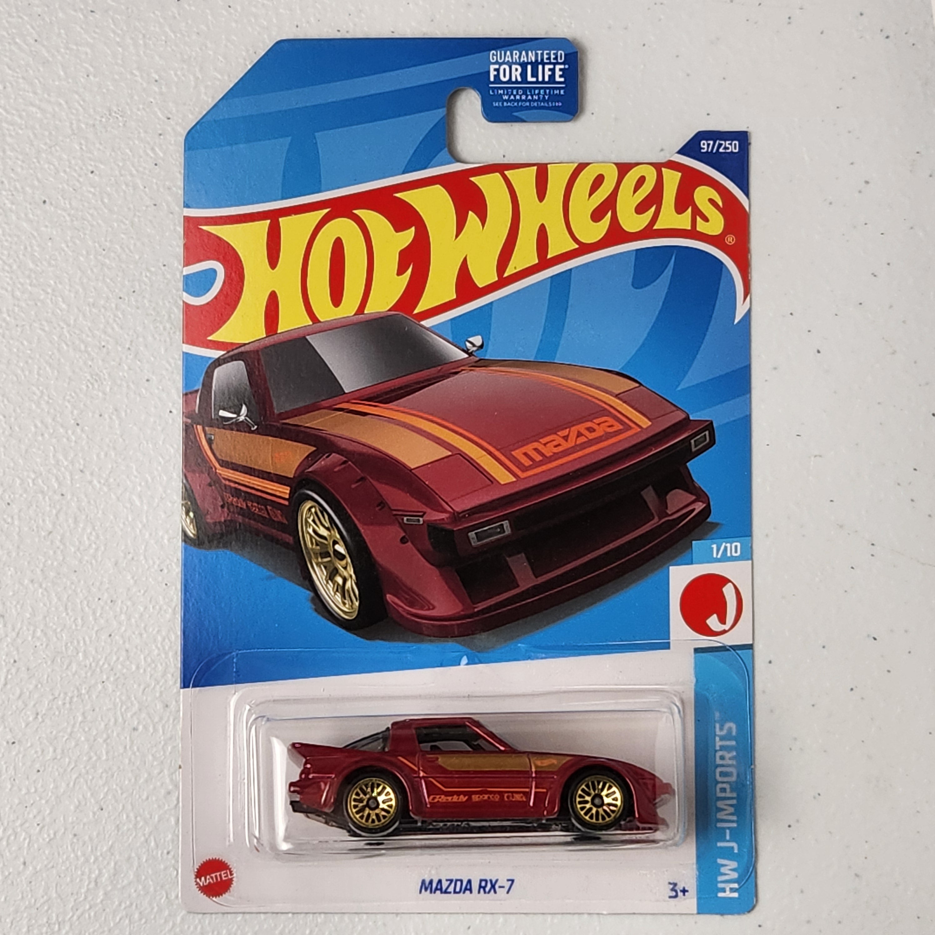 Mazda RX7 JDM Mainline Hot Wheels