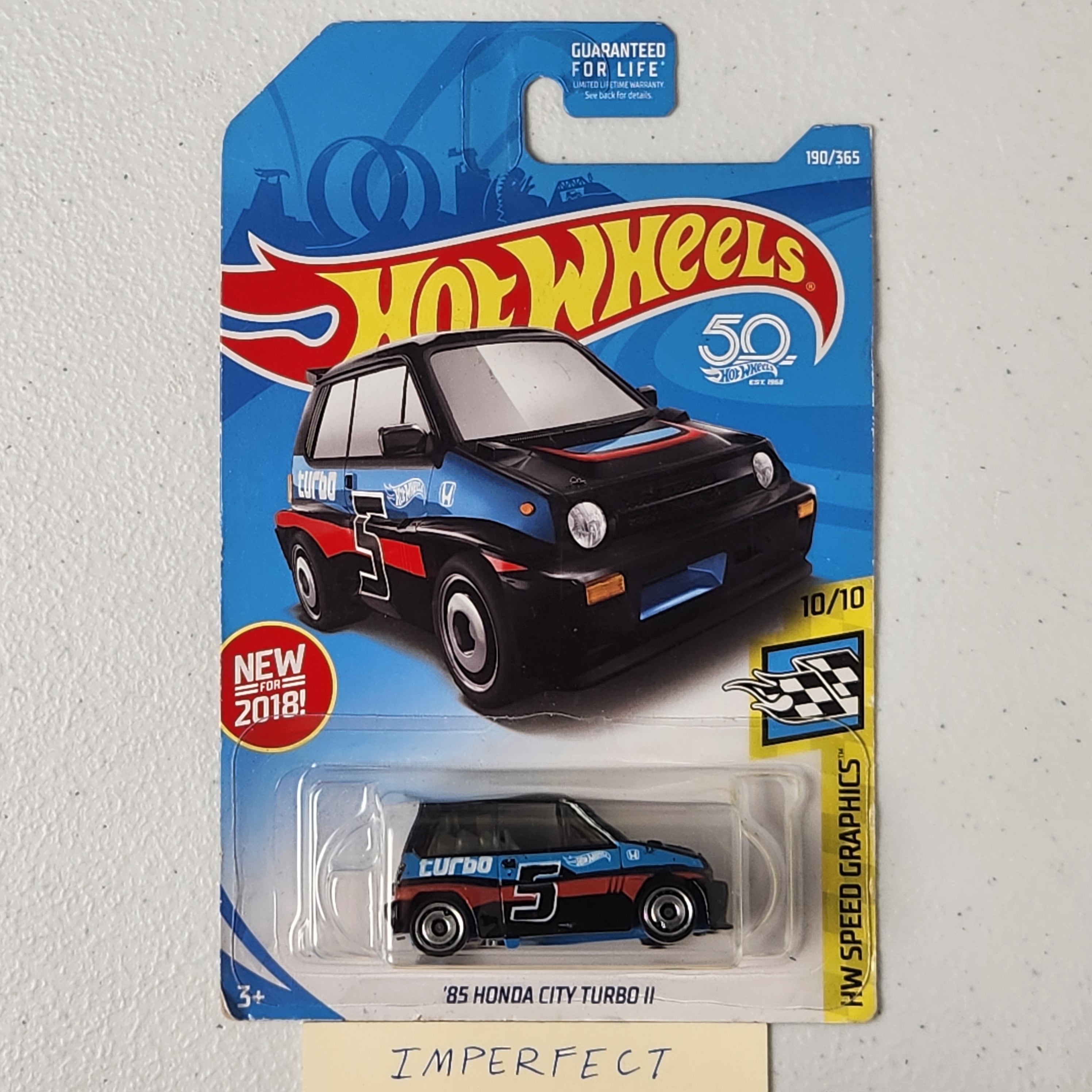 85 Honda City Turbo II JDM Mainline Hot Wheels