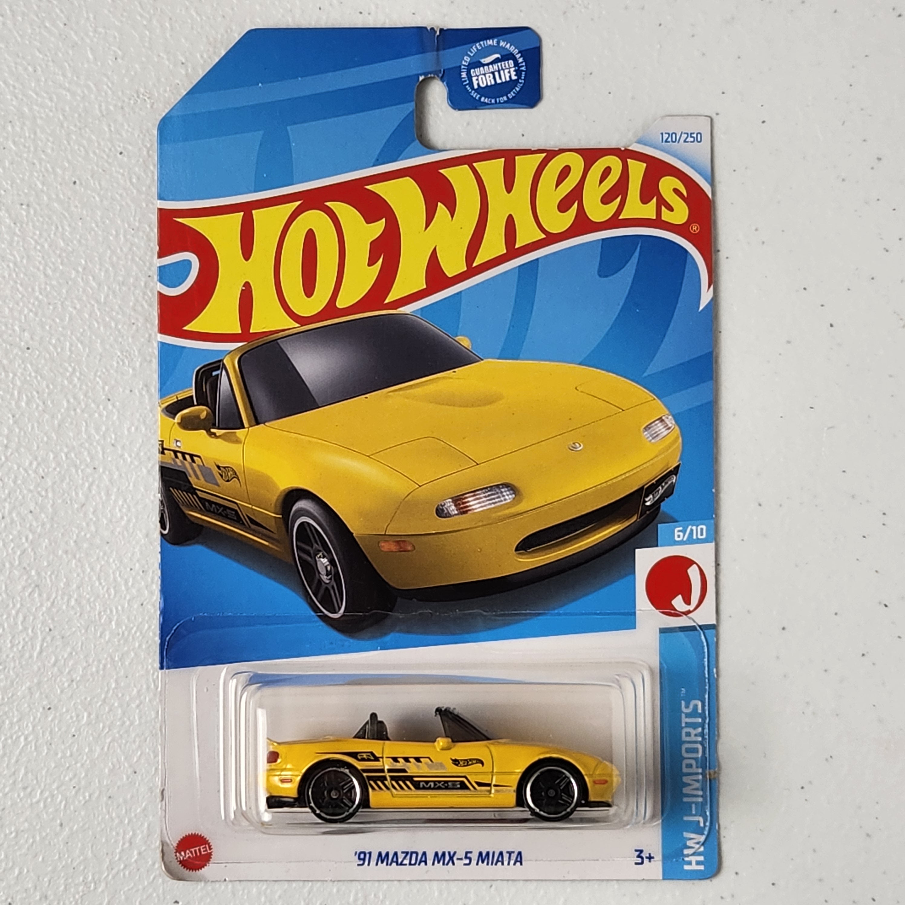 91 Mazda MX-5 Miata JDM Mainline Hot Wheels